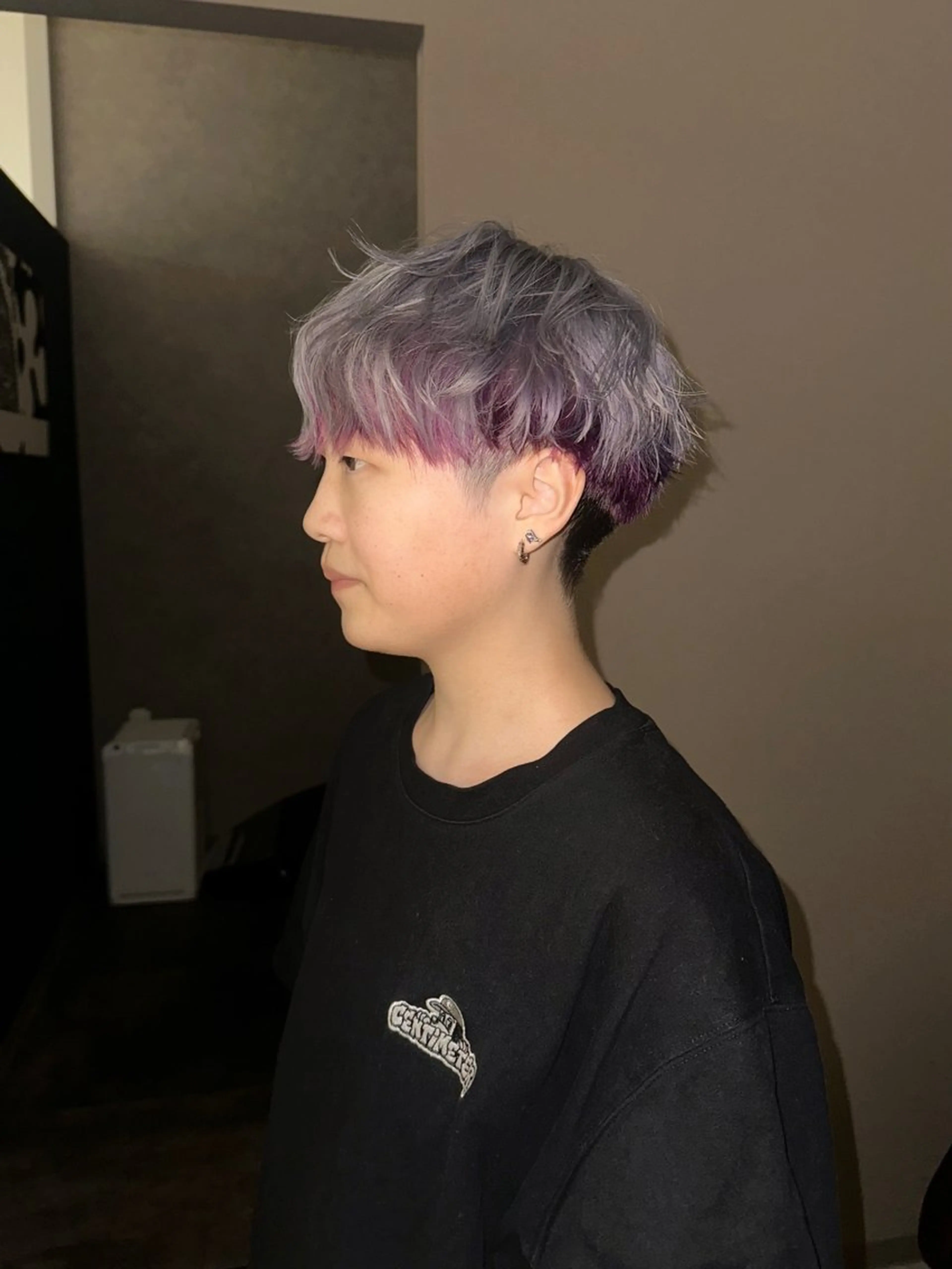 ショート カラー メンズ ヘアカラー OPShair所属・sion ✰デザインカラーのヘアスタイル