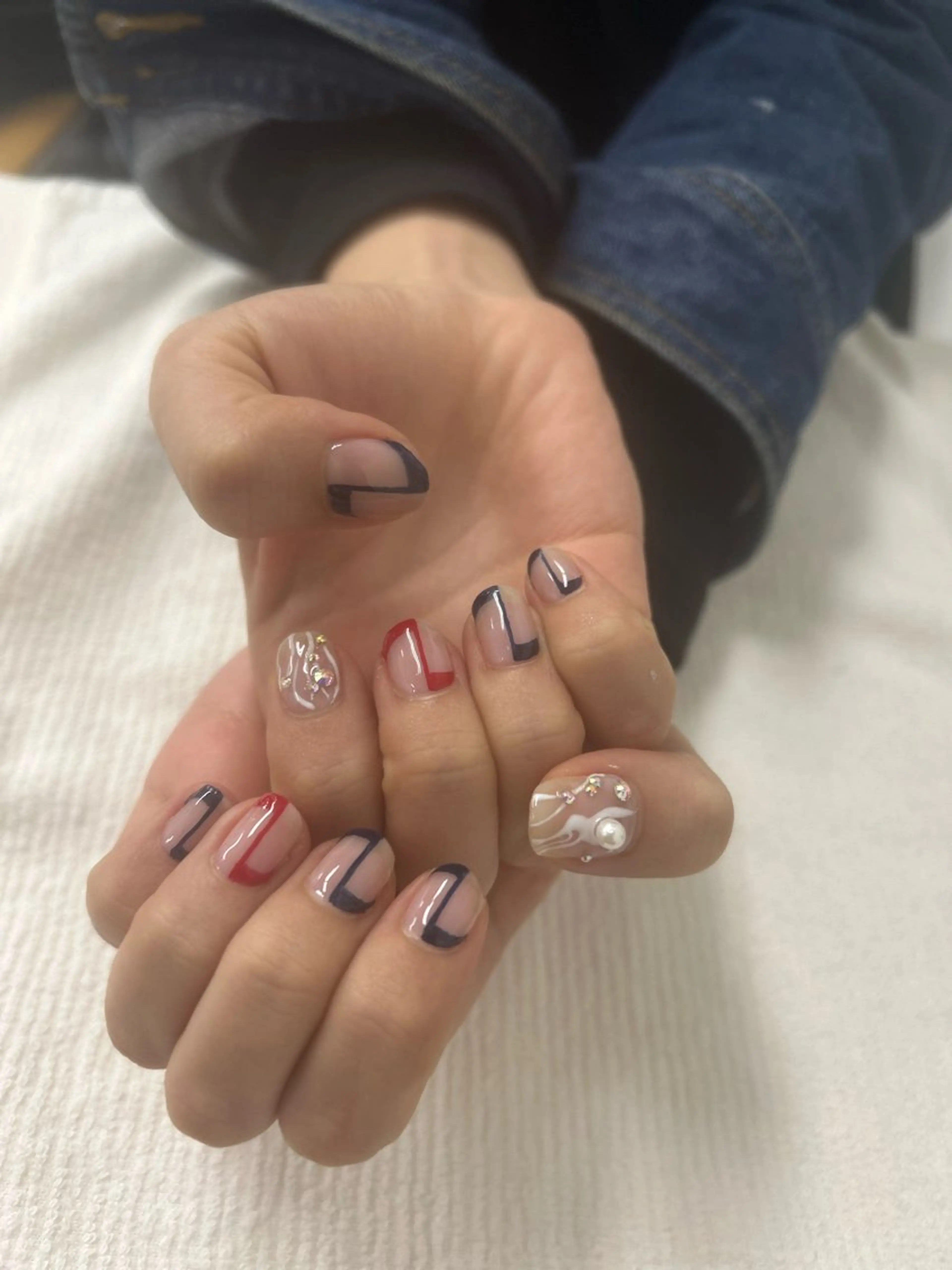 ネイル 持ち込み nails Mintia ～esaka～所属・松本 麻子のネイルデザイン