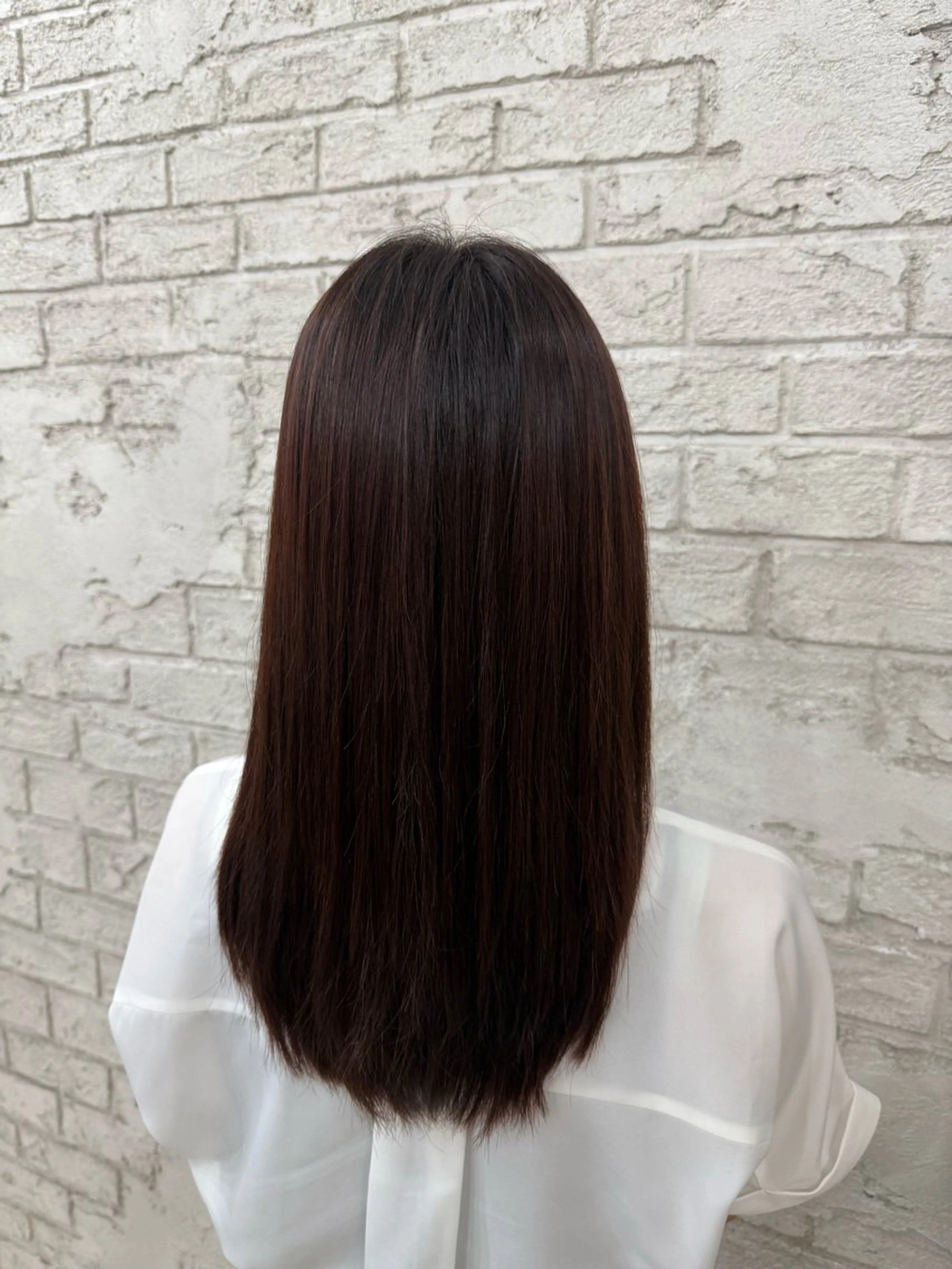 セミロング ピンクブラウン ヘアカラー トリートメント prize Iris池袋東口所属・カラーモデル募集 🫧采夏のヘアスタイル
