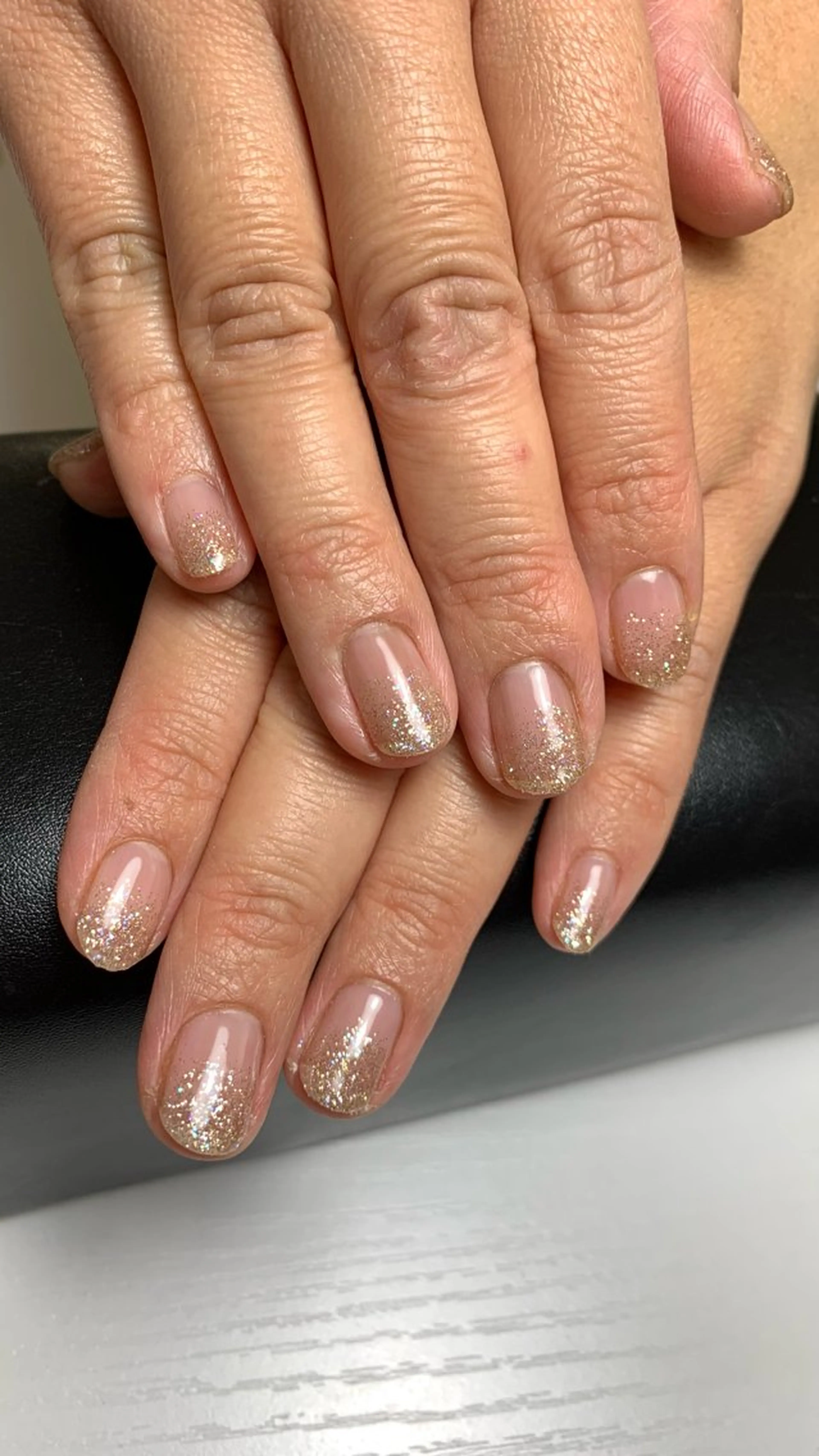 ネイル ラメ(グリッター) ラメグラデーション ハンドネイル San＆Lily madokaのネイルデザイン