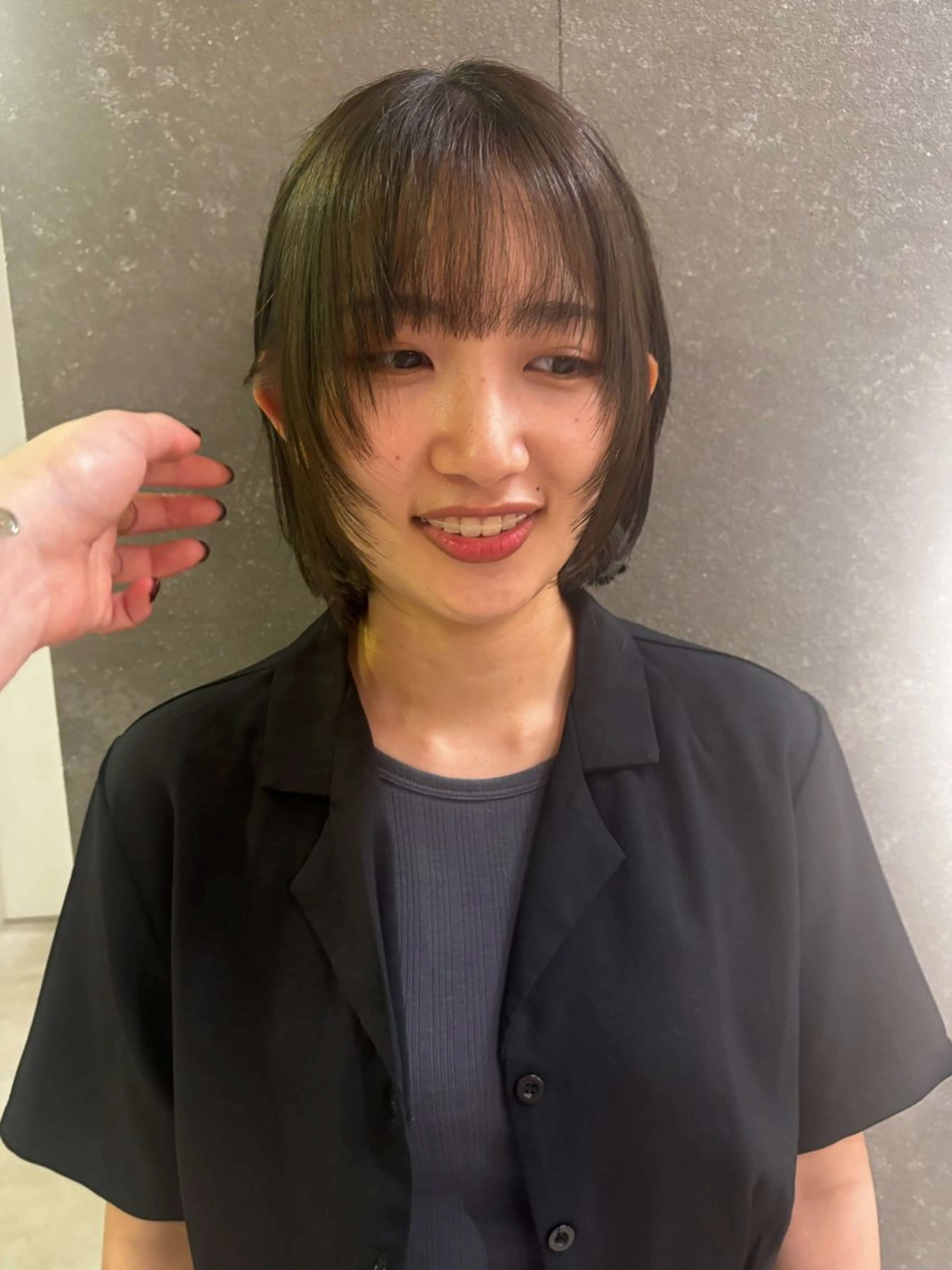 ミディアム ボブ ducca所属・ナガト カオリのヘアスタイル