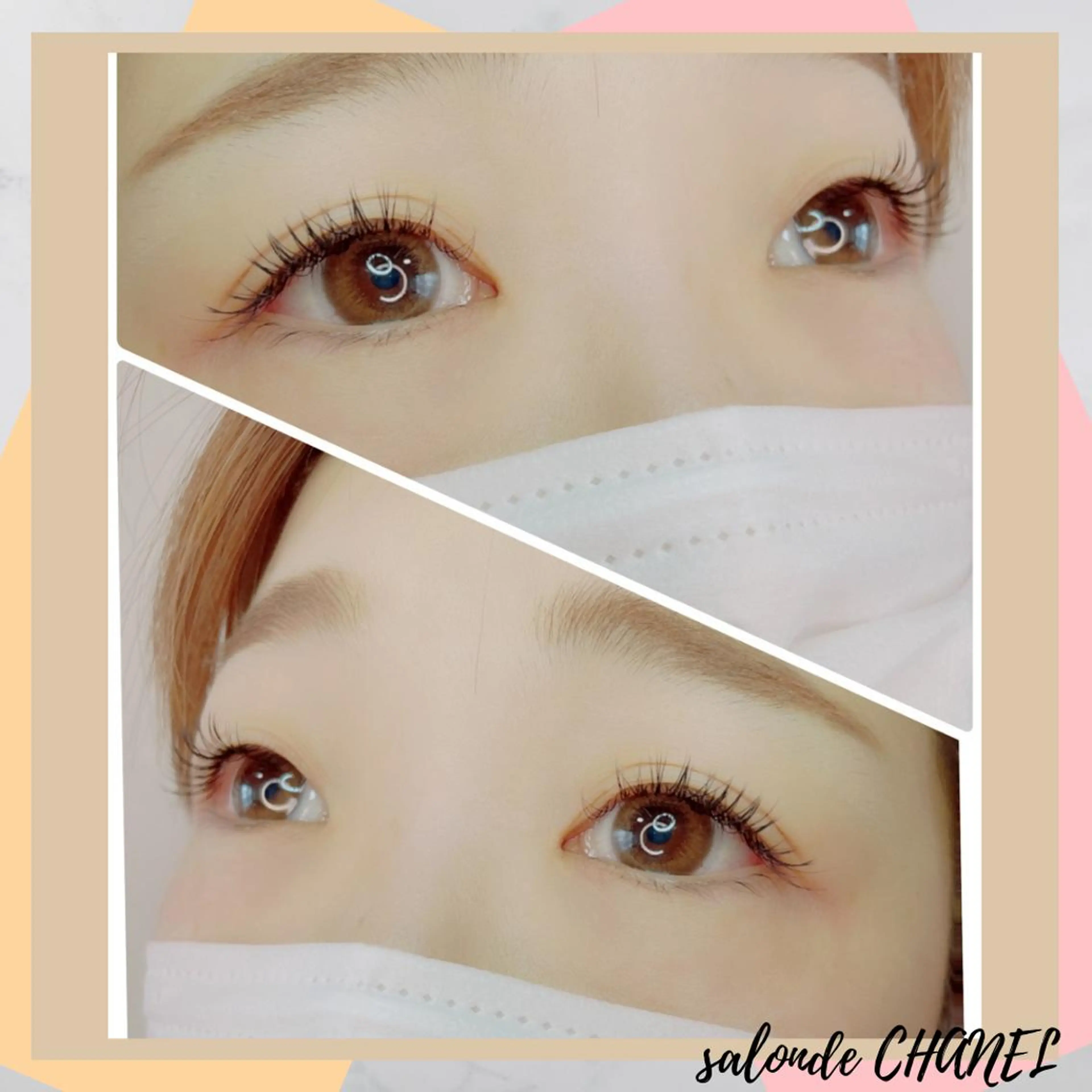 マツエク・マツパ アイブロウ salonde CHANELのマツエク・マツパデザイン