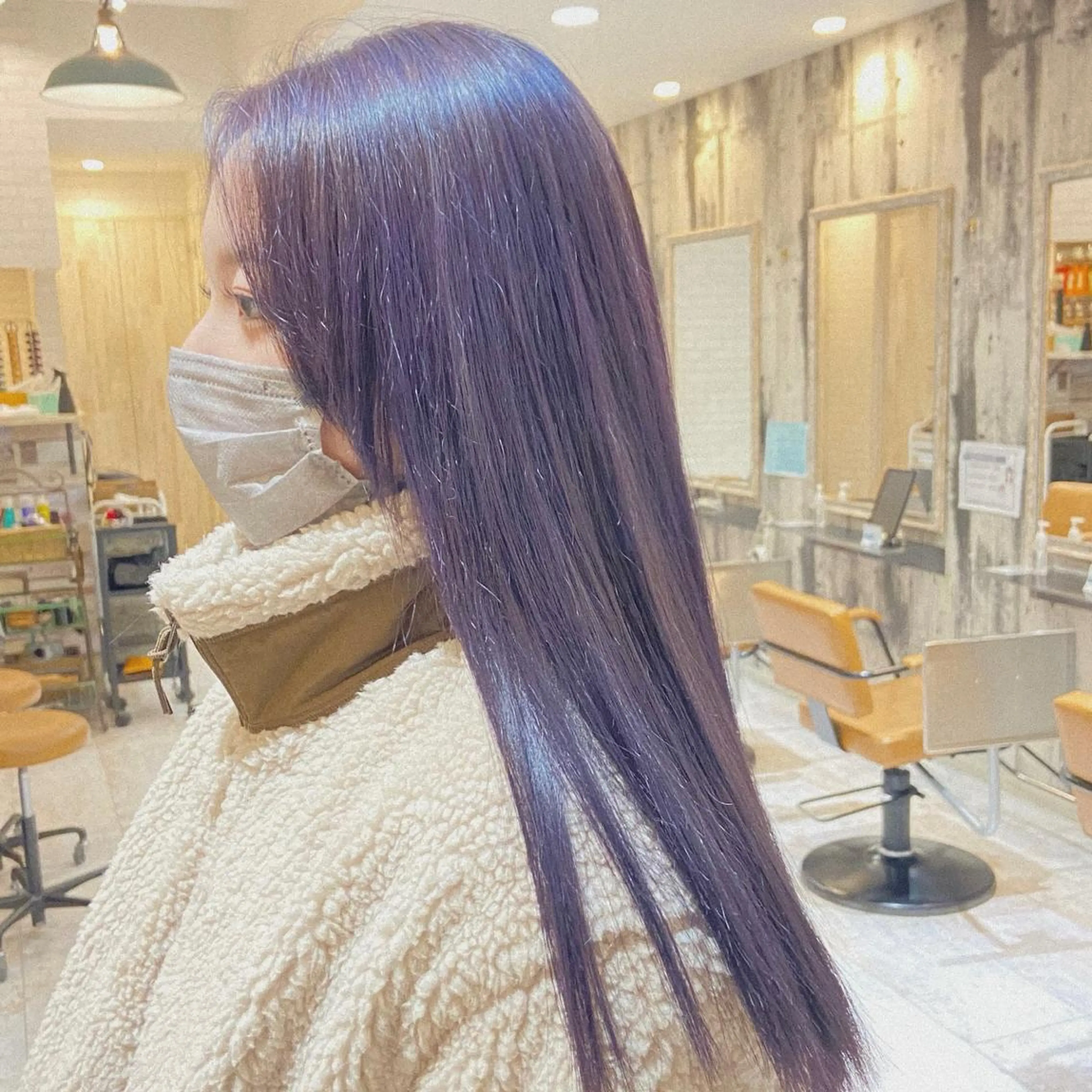 ロング カラー 🍒マツダ エナ‎🤍のヘアスタイル