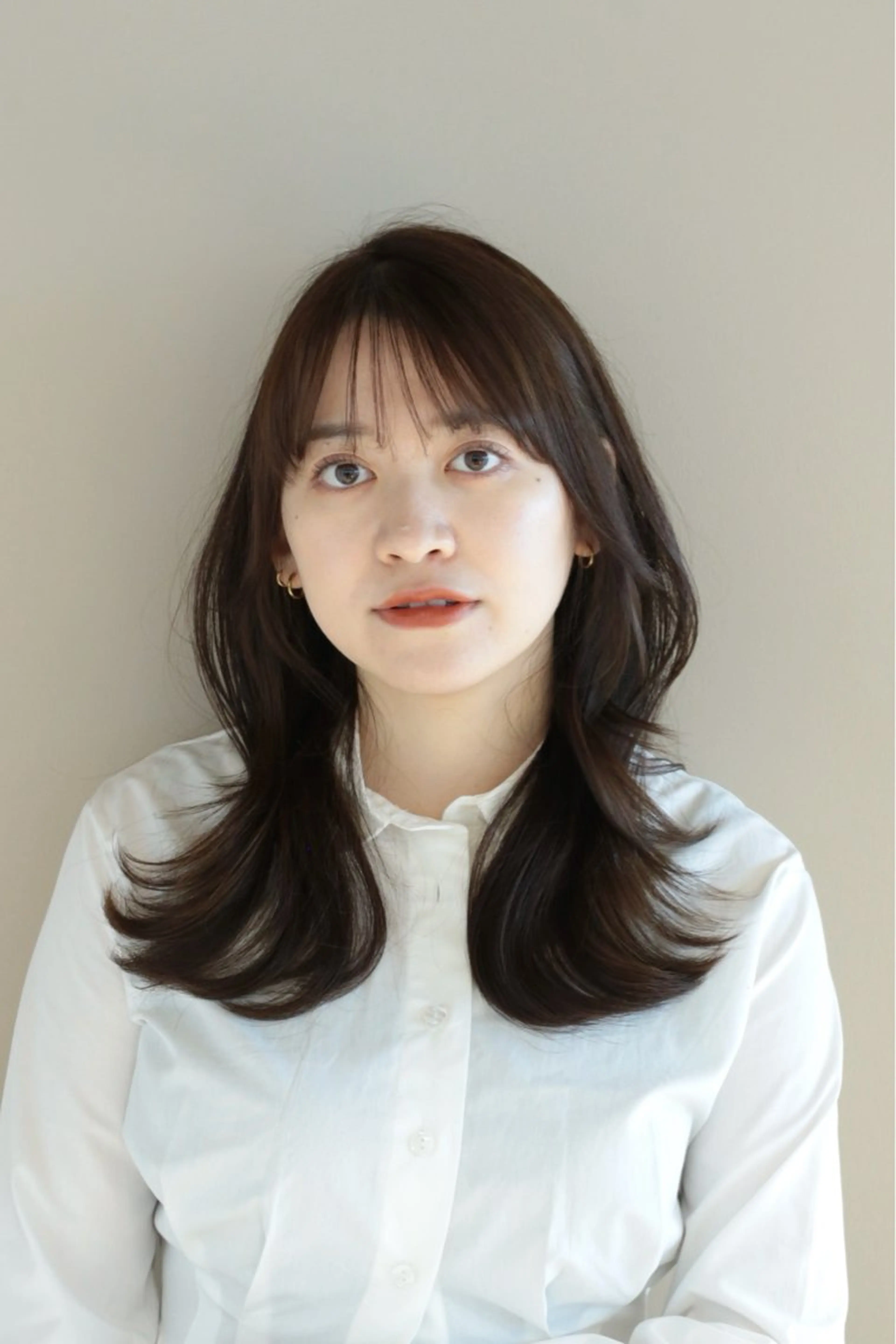 セミロング カラー くびれヘア カット ヘアカラー トリートメント 髙木美緒🌿 レイヤー/アレンジのヘアスタイル