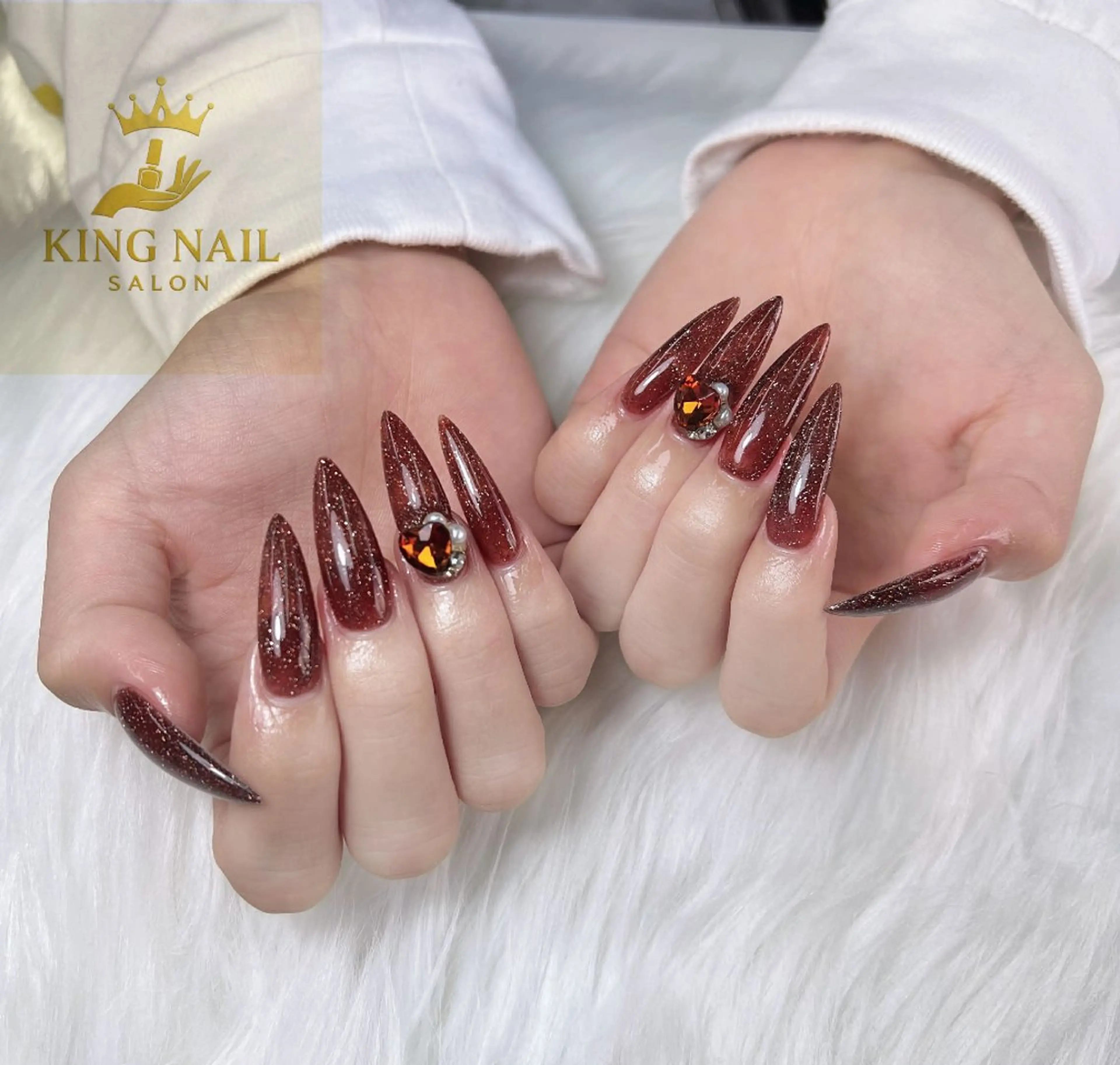 ネイル ジェルネイル ガーリー 韓国ネイル ニュアンスネイル シンプルネイル ハンドネイル Kingnail yumiのネイルデザイン