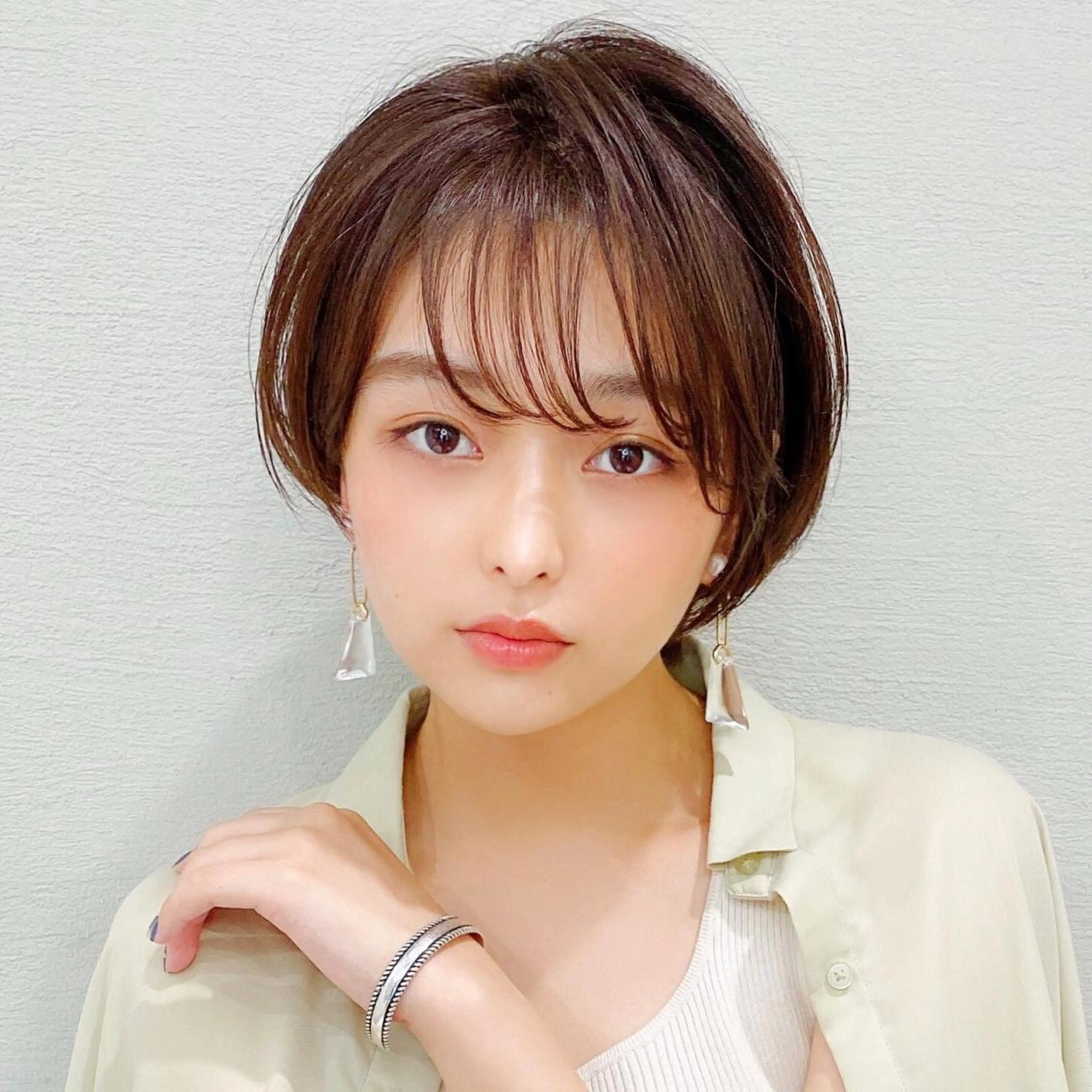 ショート カラー パーマ ヘアアレンジ キッズ ネイル マツエク・マツパ ショートヘア トリートメント ニュアンスネイル ショートネイル ニュアンスパーマ ショートの神✨AFL OAT 井上康平のヘアスタイル
