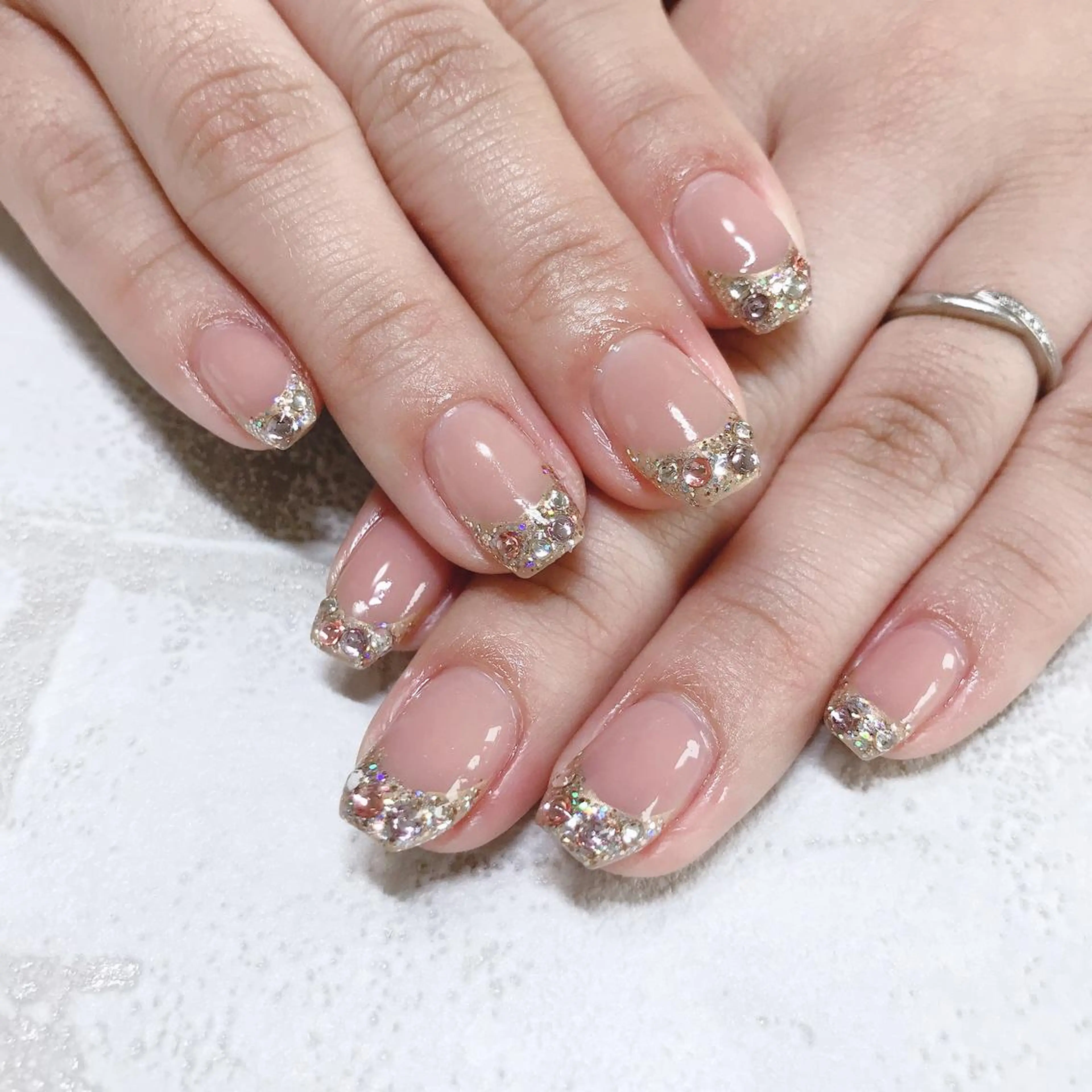 ネイル フレンチネイル キラキラネイル private salon G所属・goto yoshikoのその他イメージ