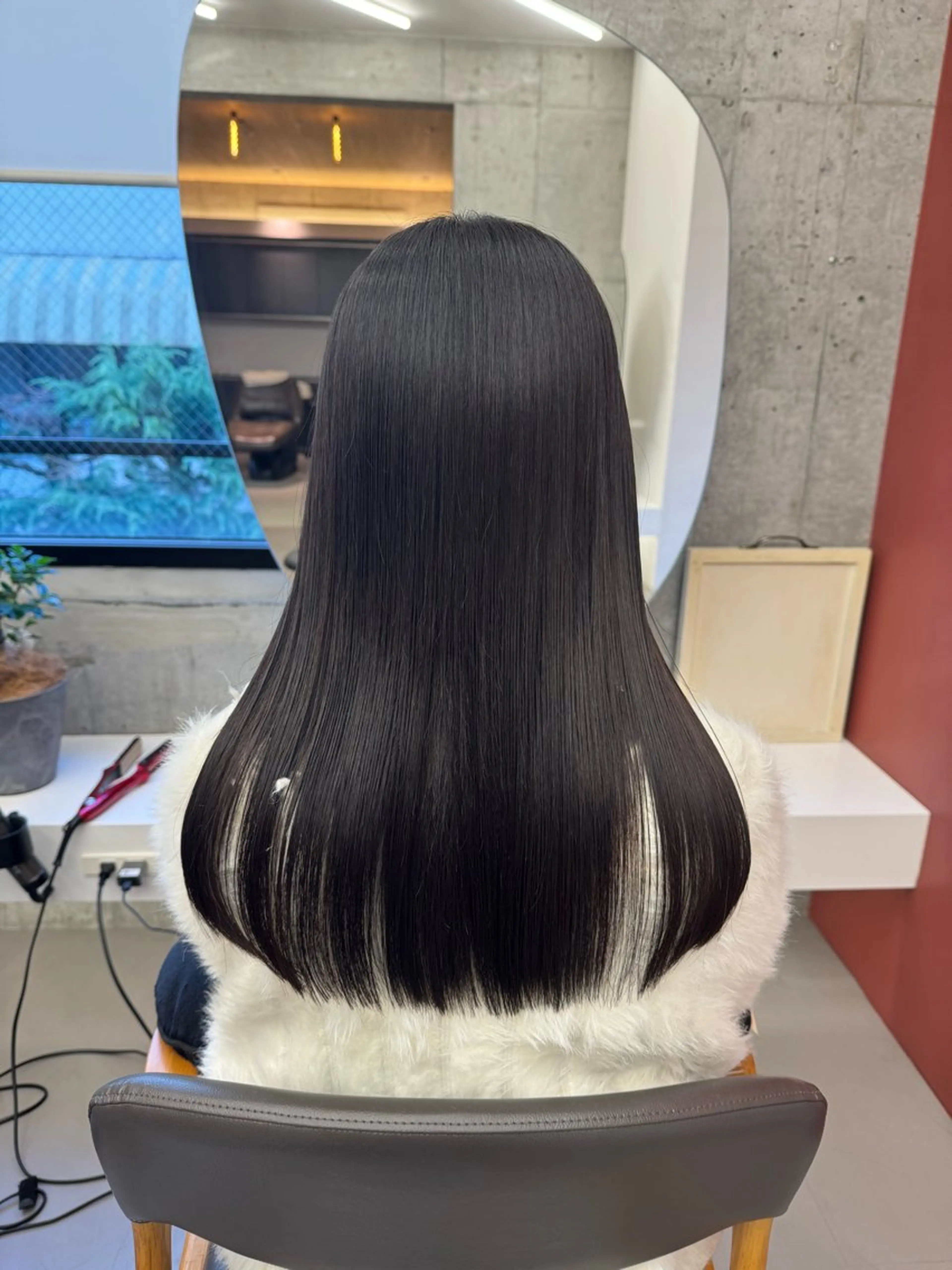 ロング カット 縮毛矯正 トリートメント 【予防美容特化】 kasumi🌷のヘアスタイル