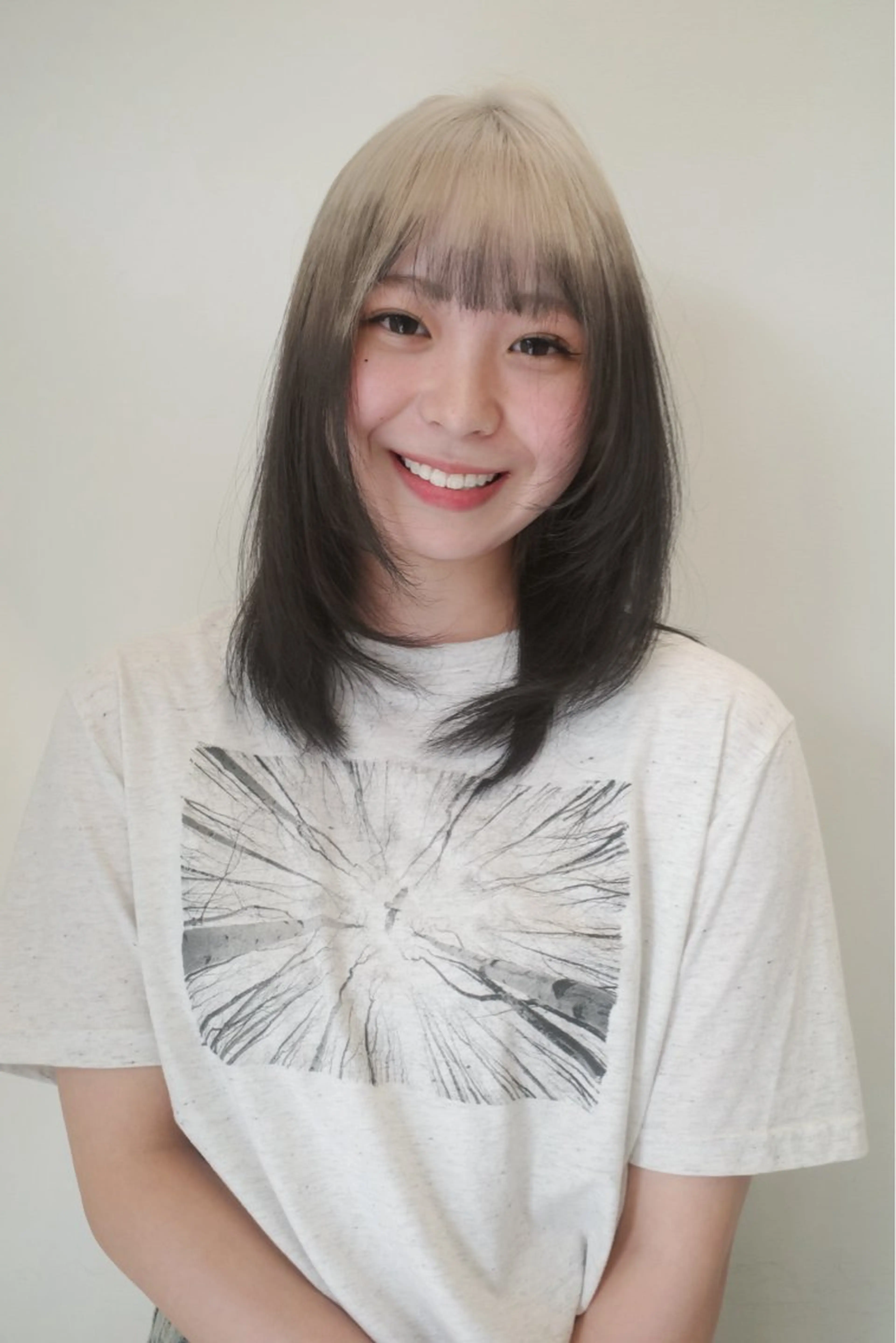 ミディアム カラー グラデーションカラー Cinq所属・ハイライト🌟/ ボブ/豊田のヘアスタイル