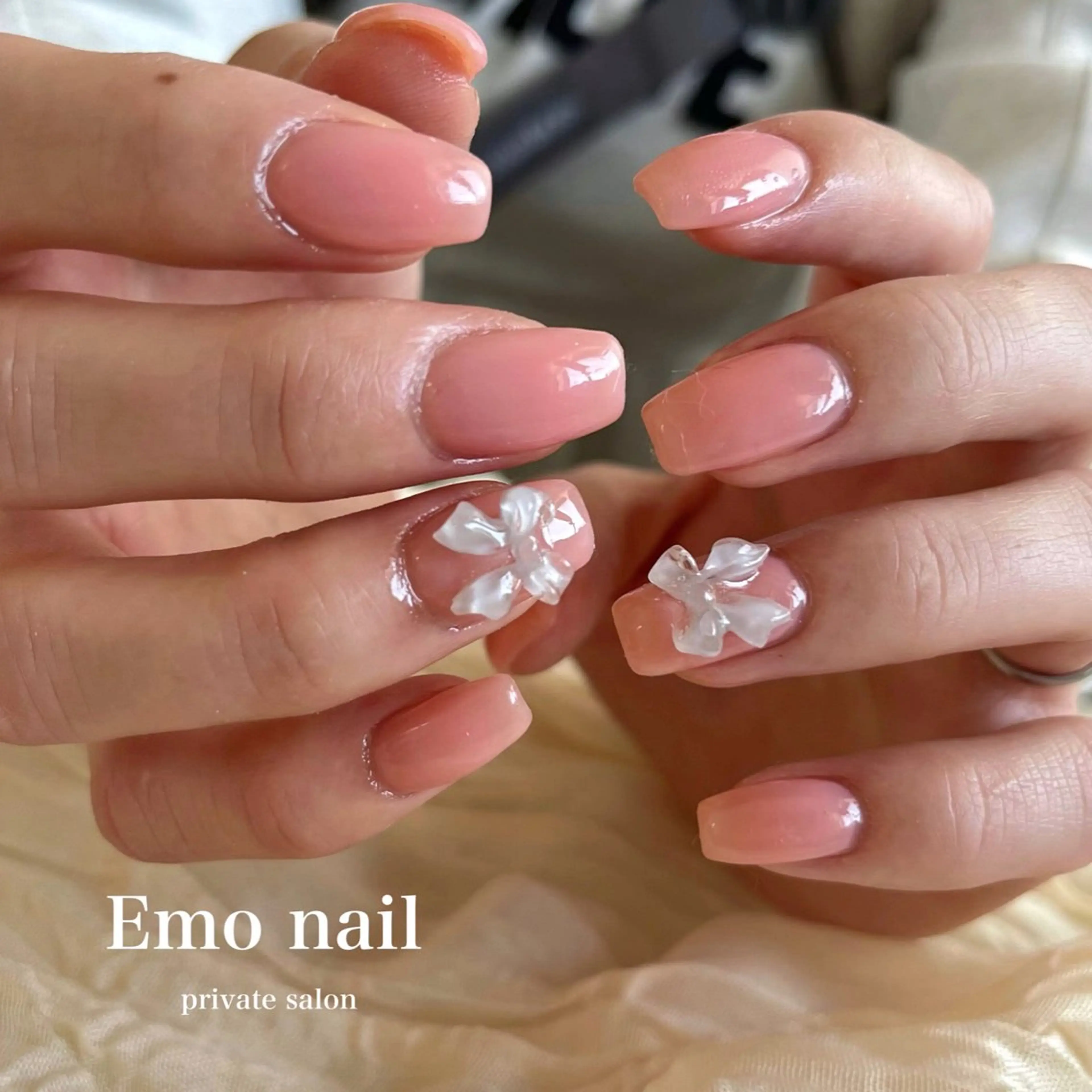 ネイル ハンドネイル 【子連れ可能🧸】 Emo　nailのネイルデザイン