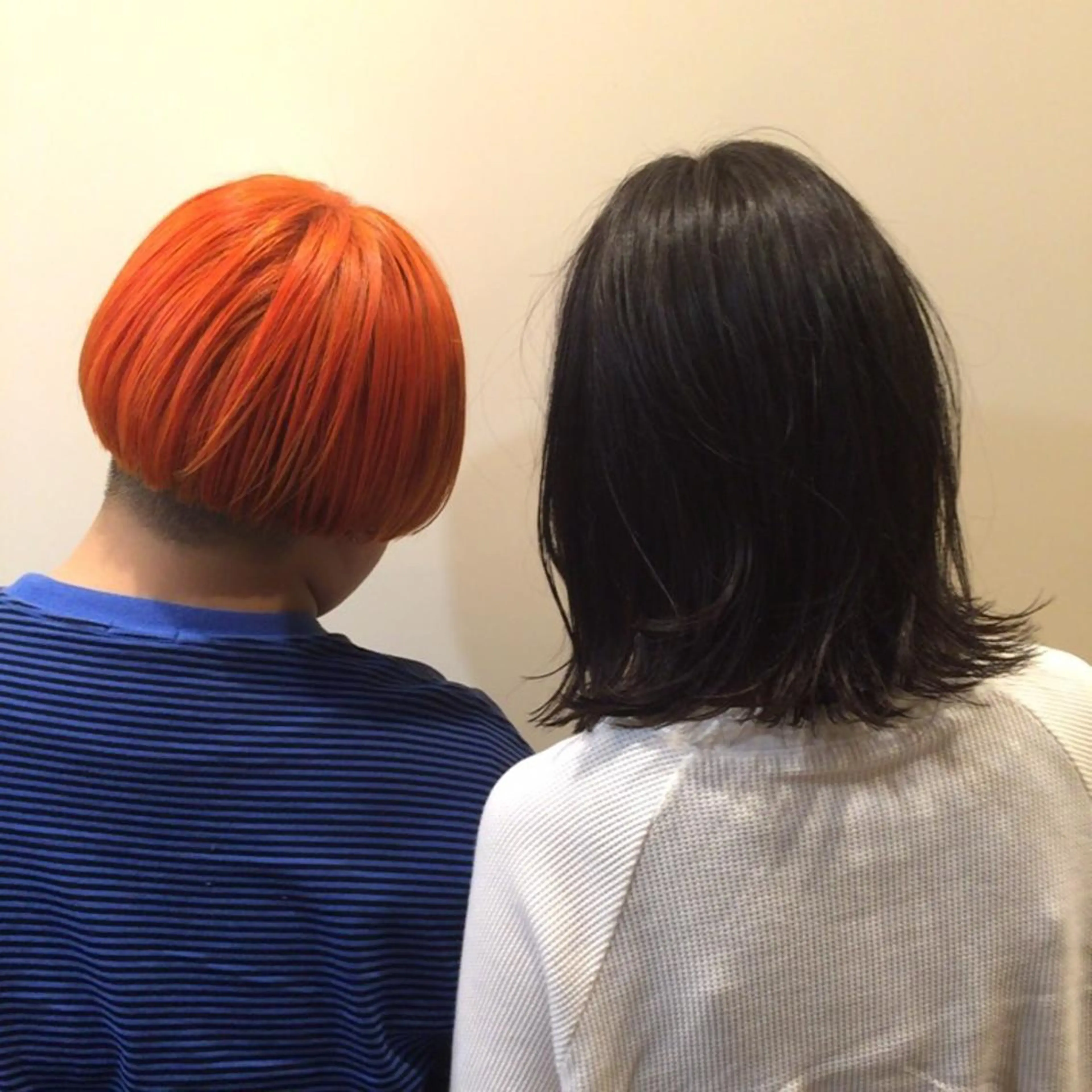 ショート カラー オレンジ カット ヘアカラー トリートメント ヘアセット 中村 優太のヘアスタイル