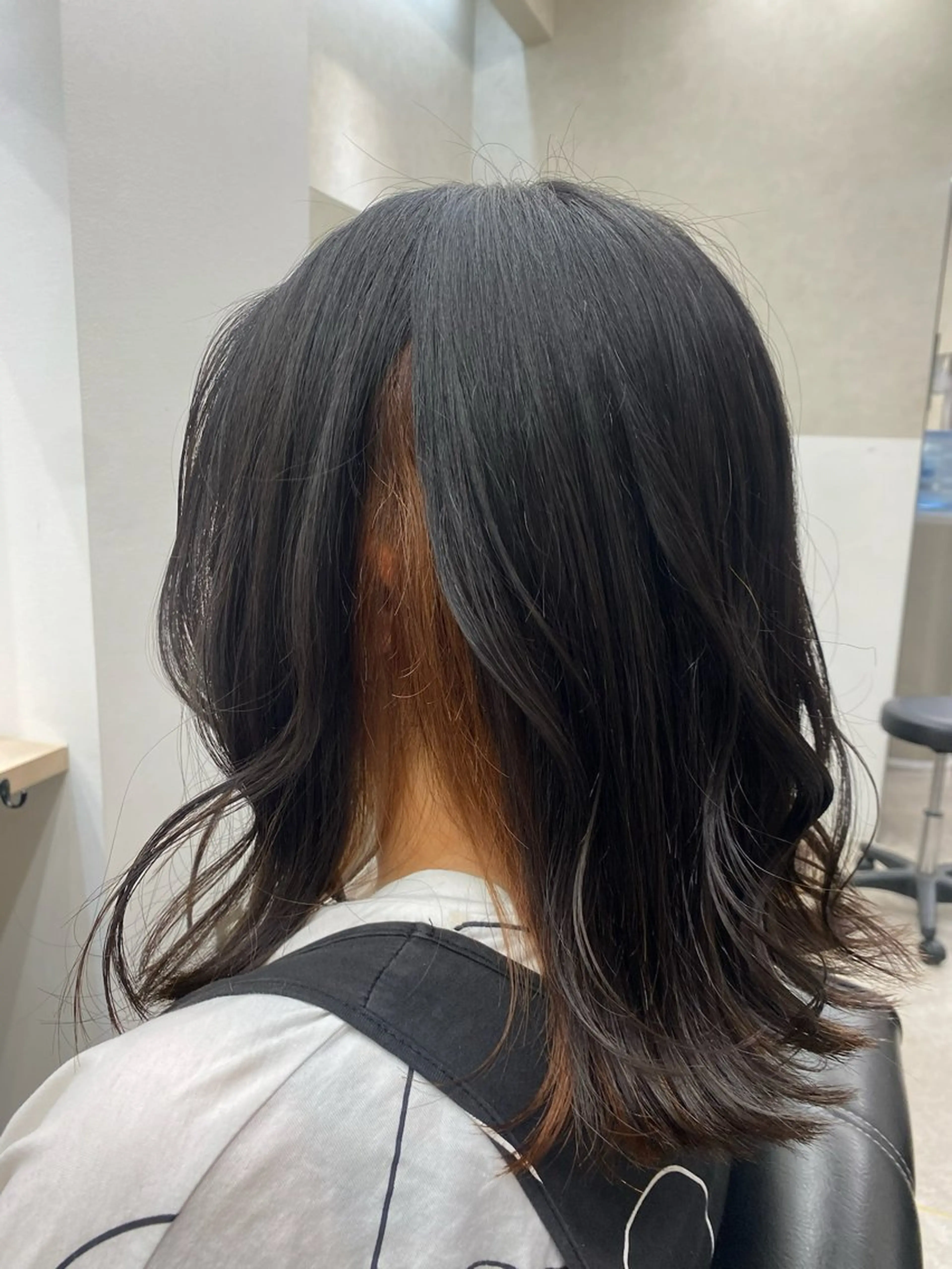 ミディアム ヘアカラー トリートメント たつや/ハイトーン/ バレイヤージュのヘアスタイル