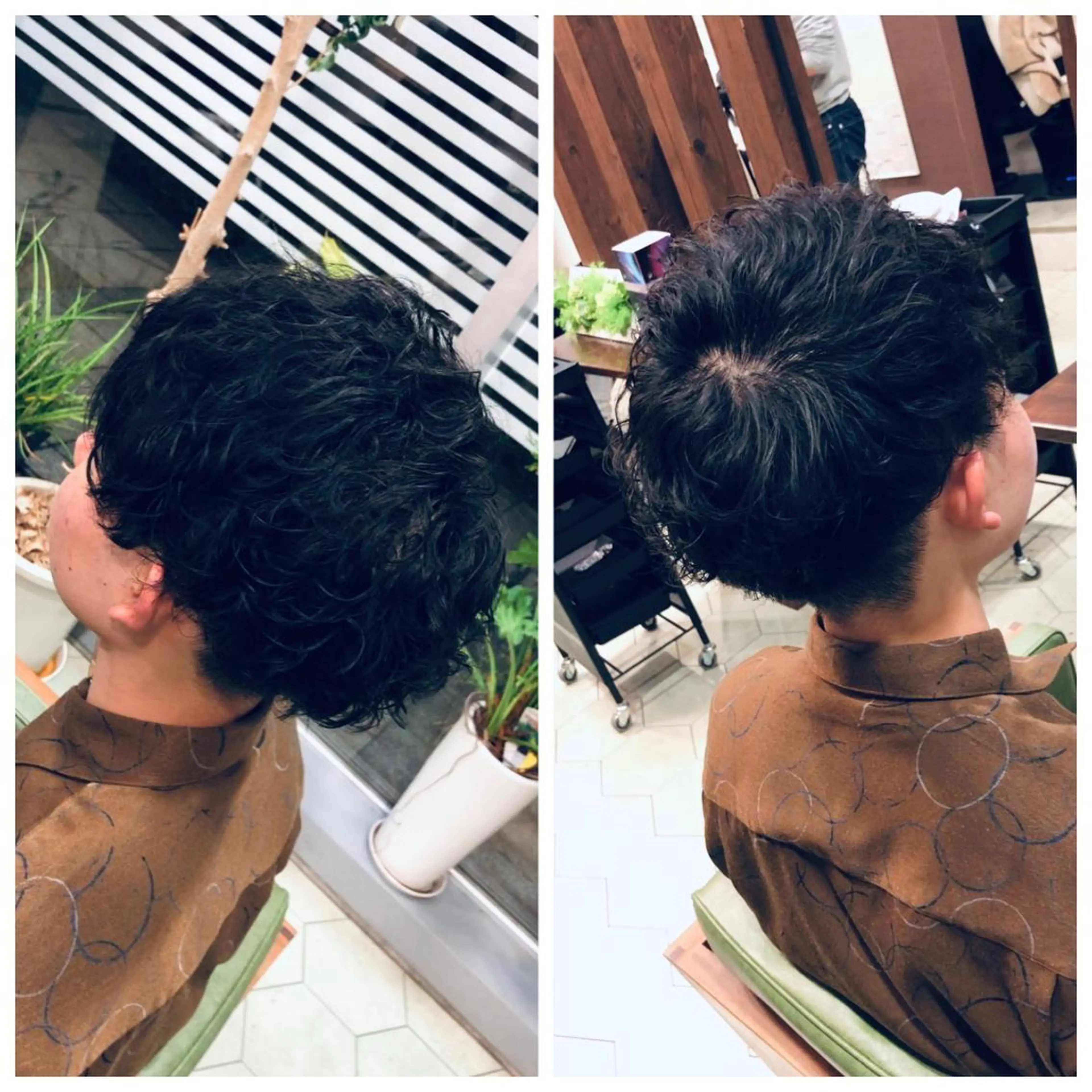 ショート パーマ メンズ メンズパーマ くせ毛 share salon　SCENA所属・堤太志 メンズパーマ特化のヘアスタイル