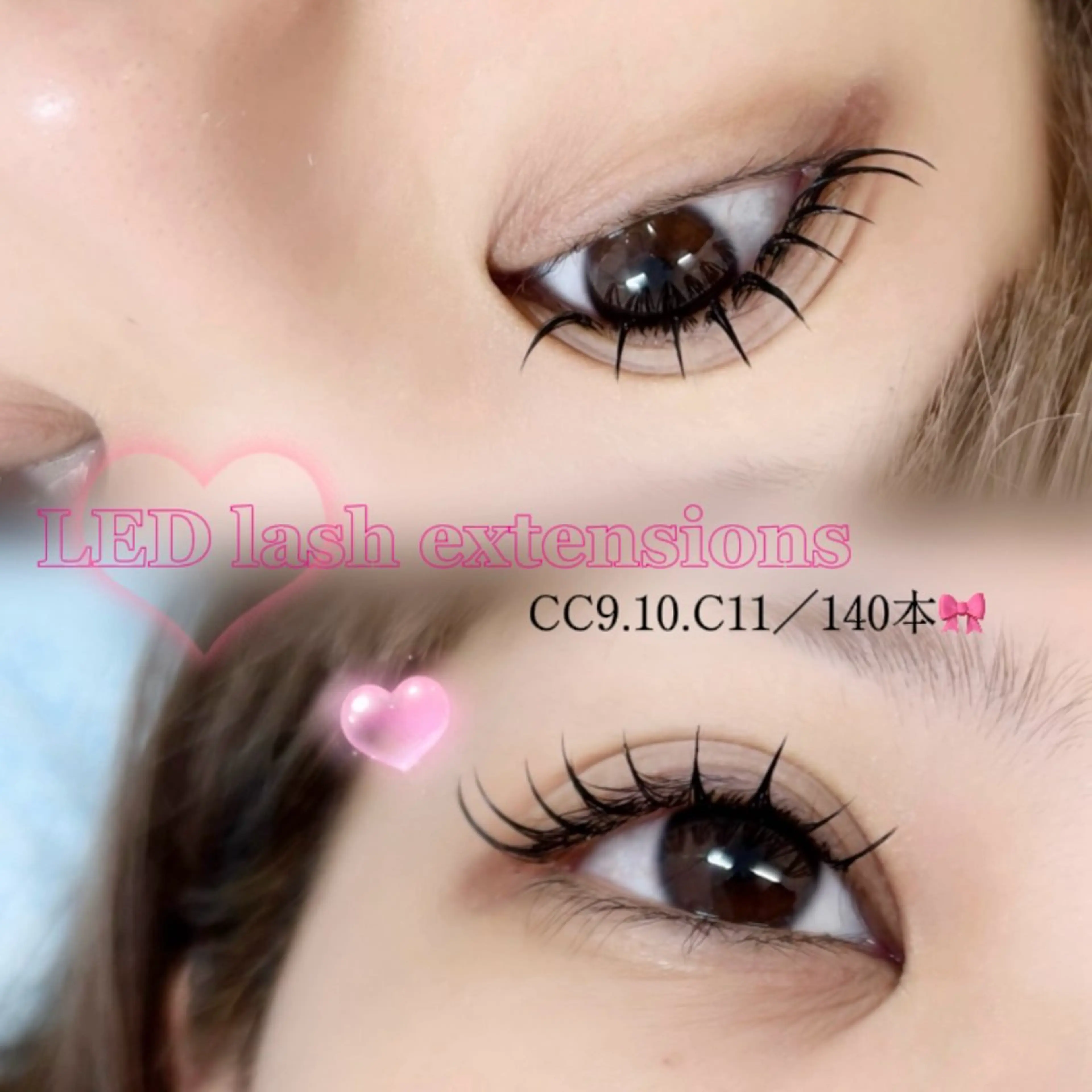 マツエク・マツパ 束感まつ毛 Tink eye所属・kanon 🎀のマツエク・マツパデザイン