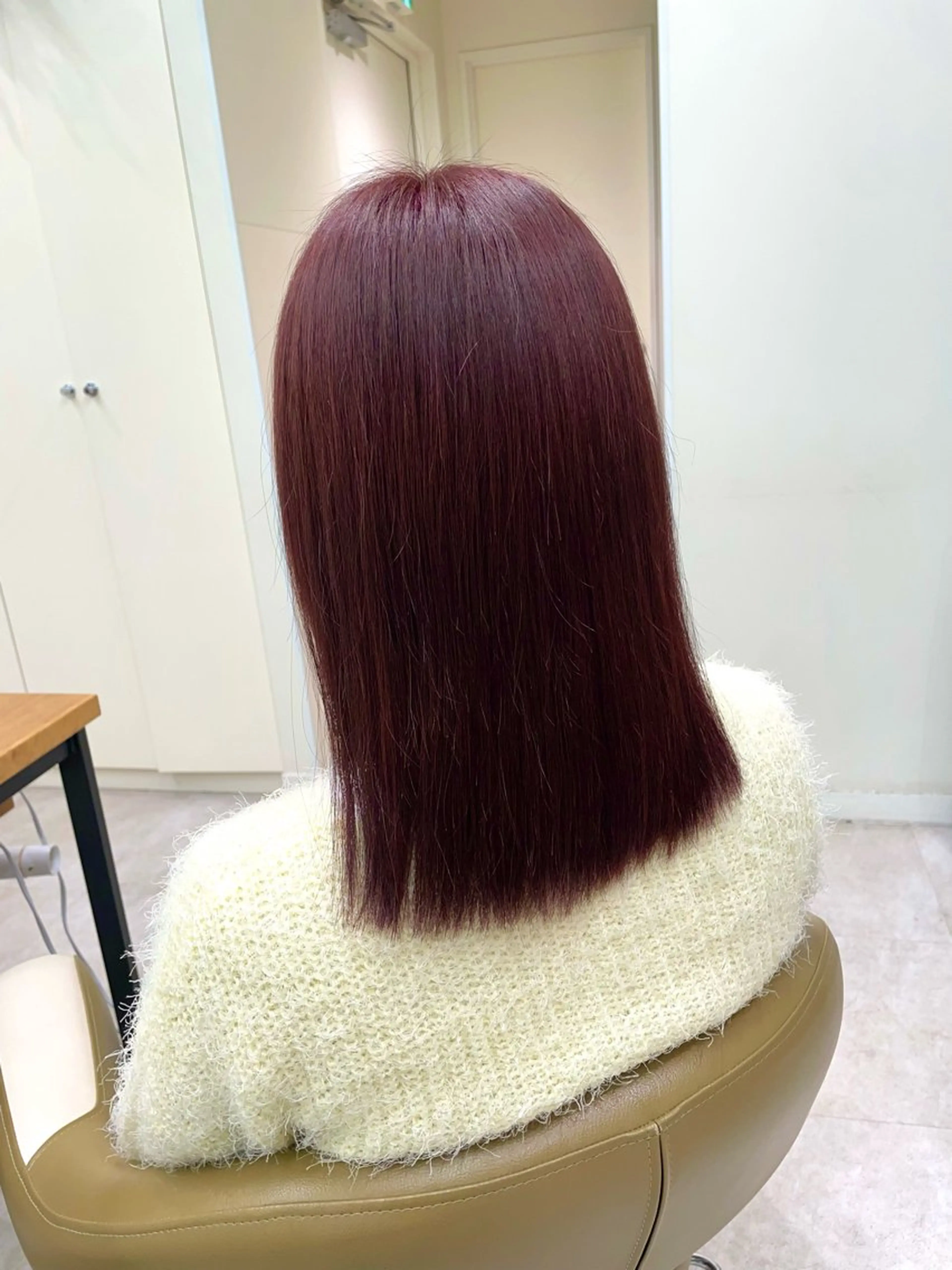 ミディアム カラー ブリーチ ブリーチなしカラー ヘアカラー ボブ/インナーカラー /眉毛/Miyuのヘアスタイル