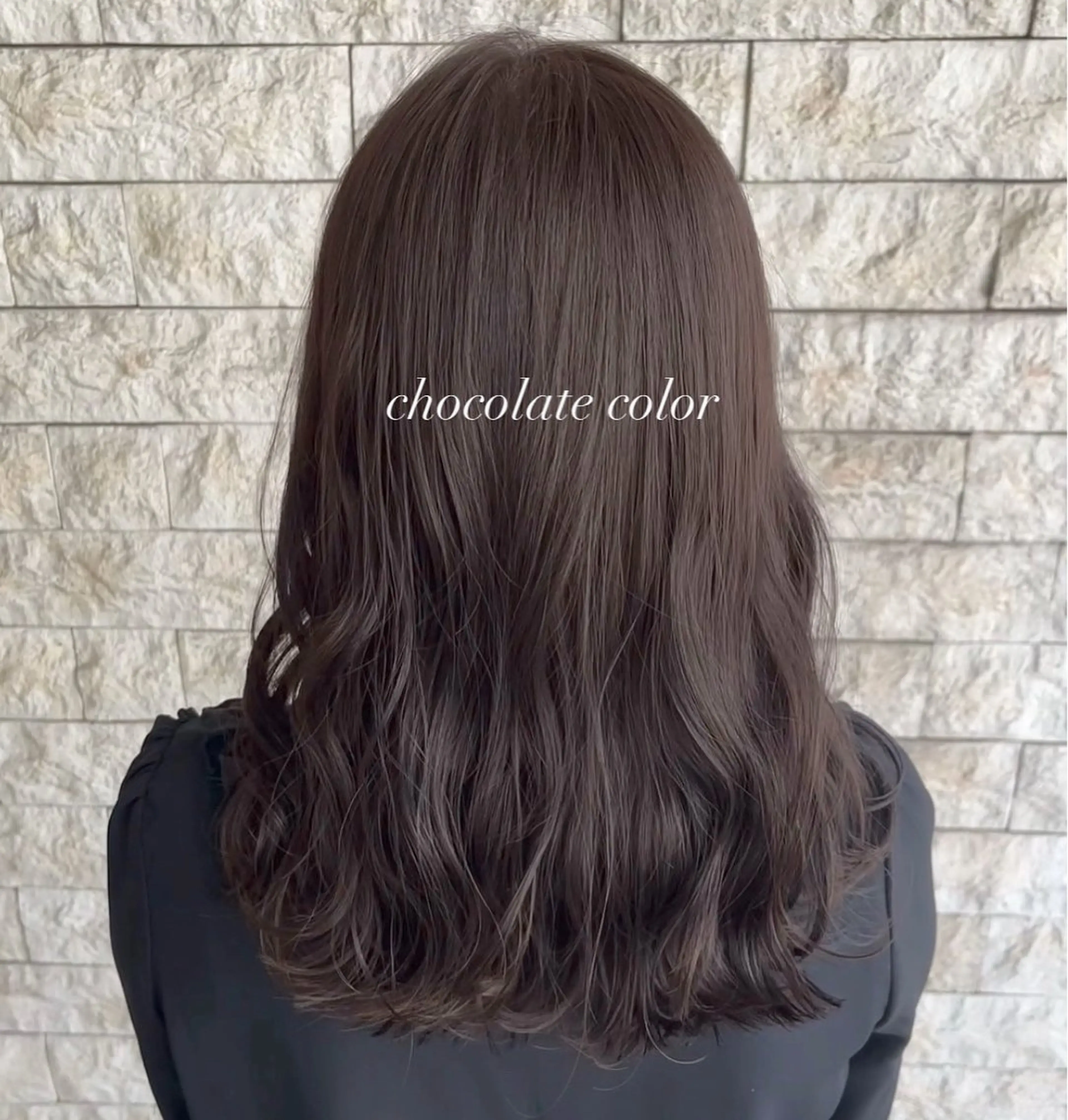セミロング カラー ブラウンカラー モカブラウン カット ヘアカラー トリートメント 透明感カラー／ 艶感カラー／RAMUのヘアスタイル