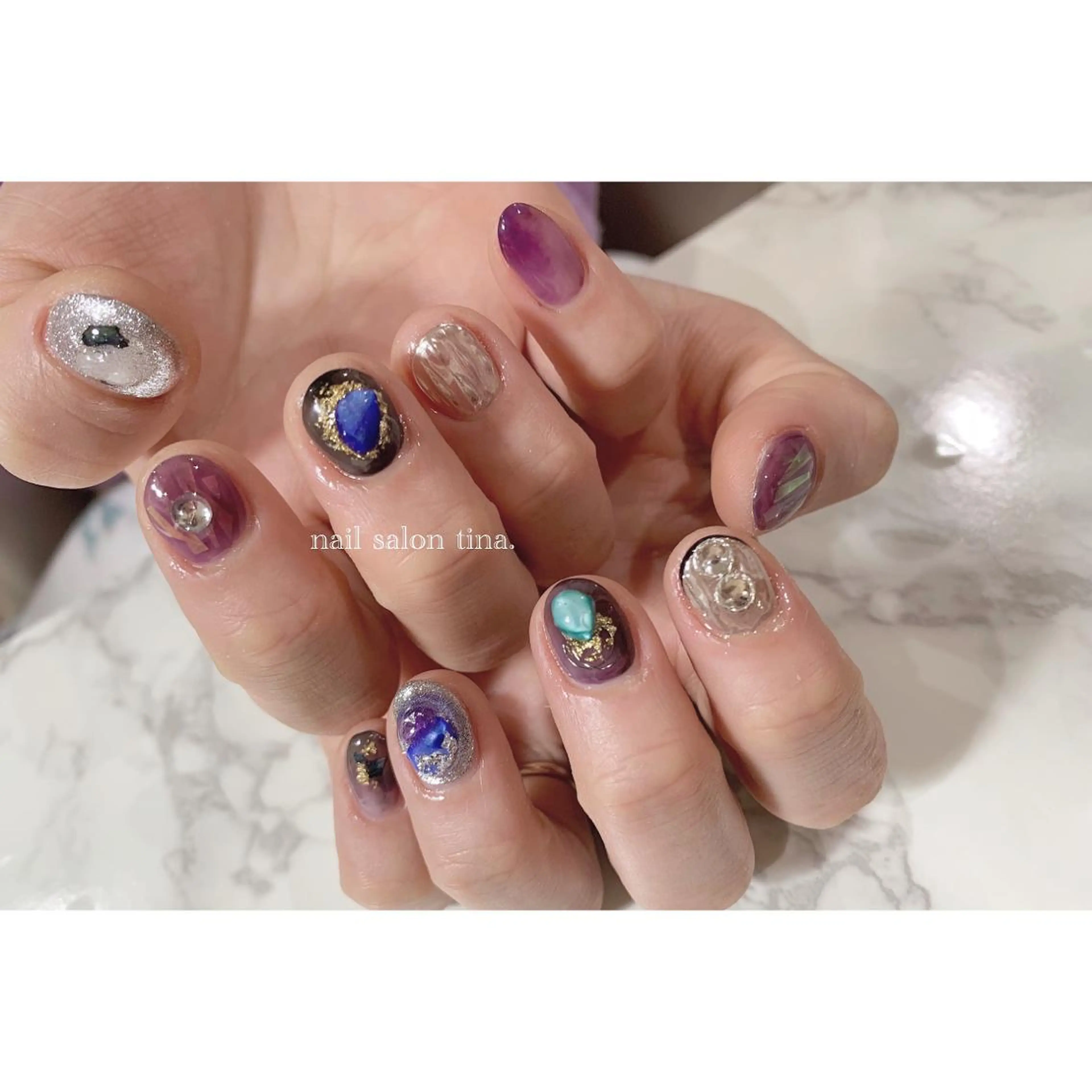 ネイル nail salon tina.所属・中山 はづきのネイルデザイン