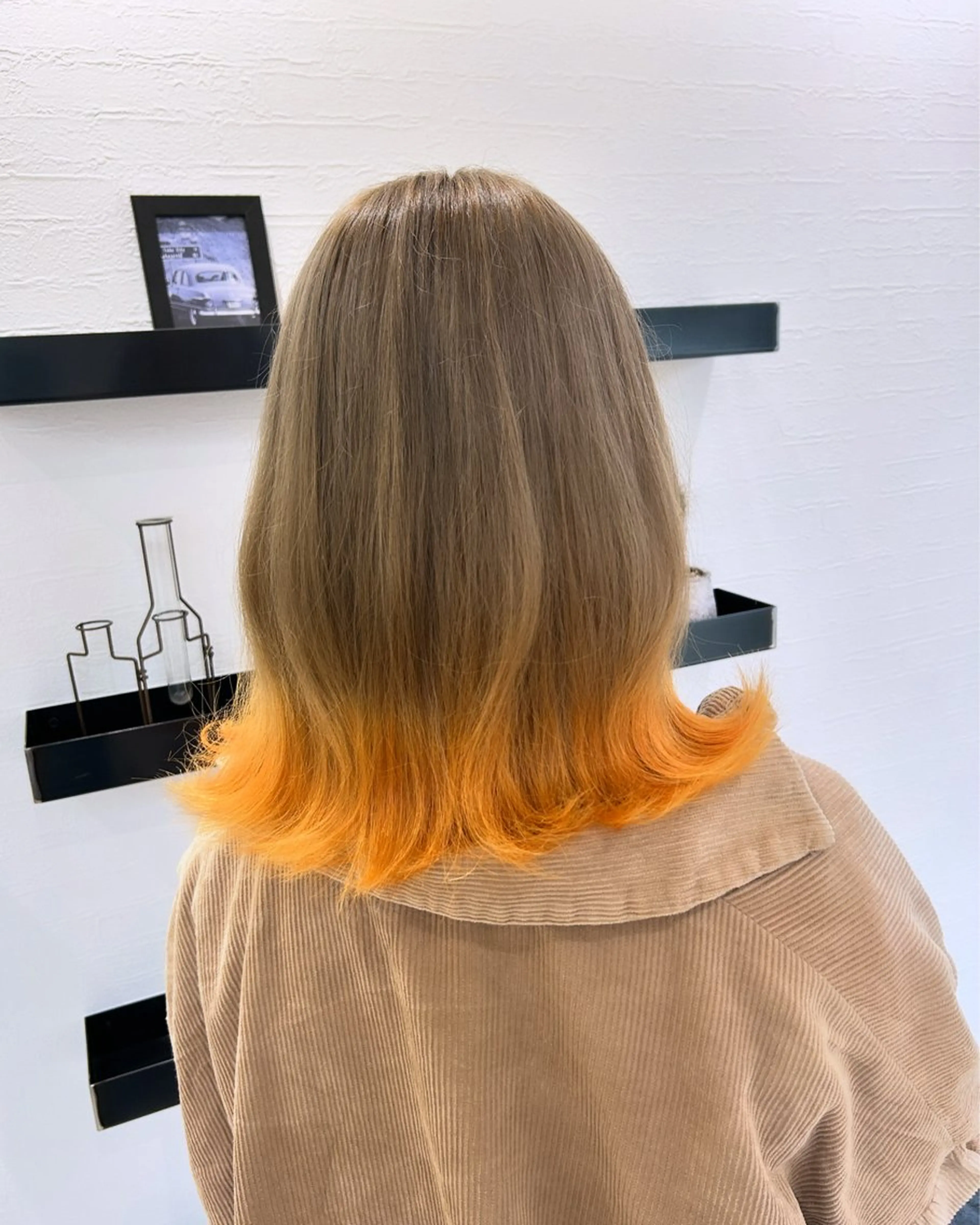 ミディアム ヘアカラー トリートメント MEKI 𓃠‪のヘアスタイル