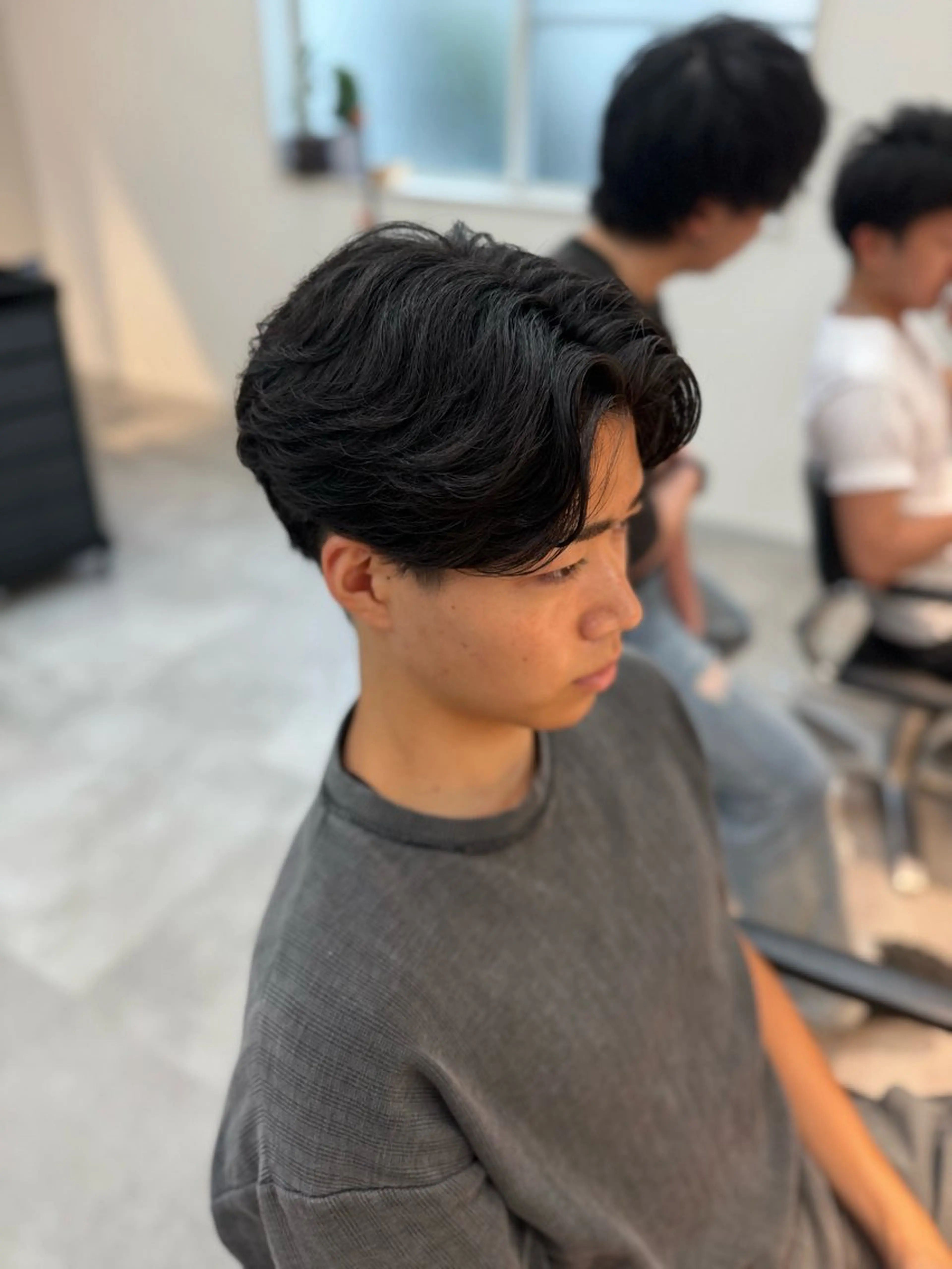 メンズ メンズ韓国風 メンズパーマ カット パーマ ✂️曲がる縮毛矯正✨ MEN'S/髪質改善のヘアスタイル