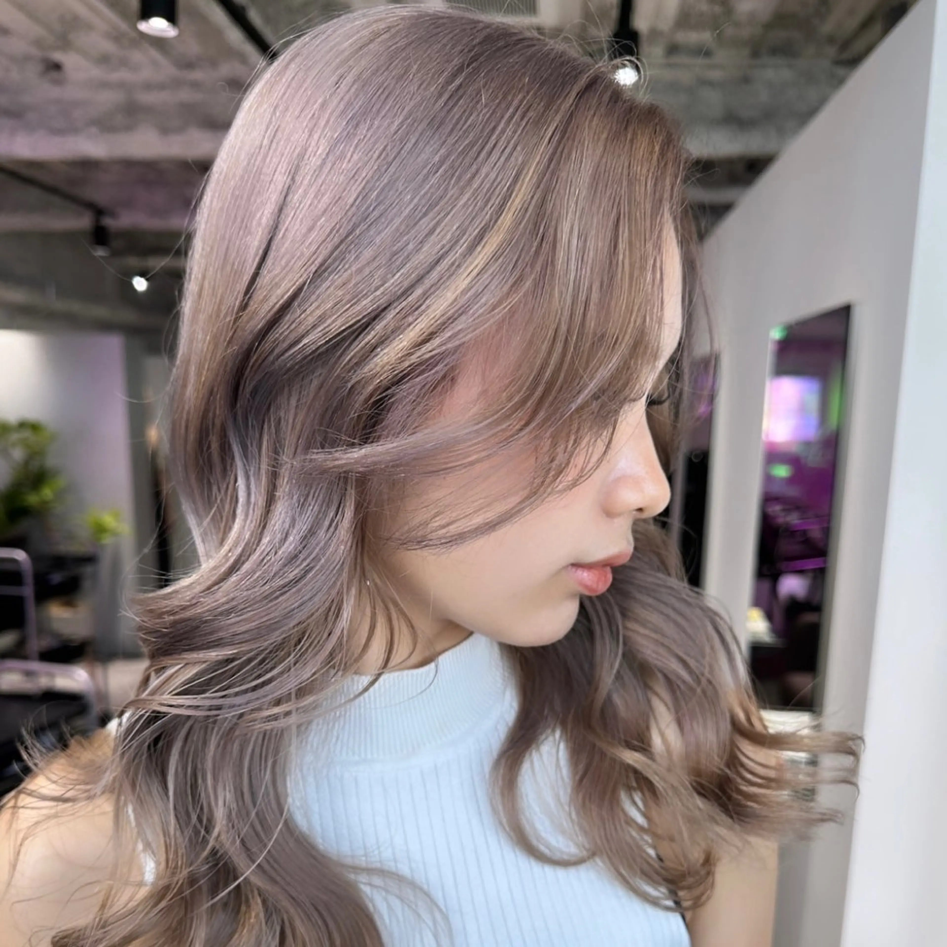 ショート カラー 心斎橋ダブルカラー ボブ/レイヤーのヘアスタイル