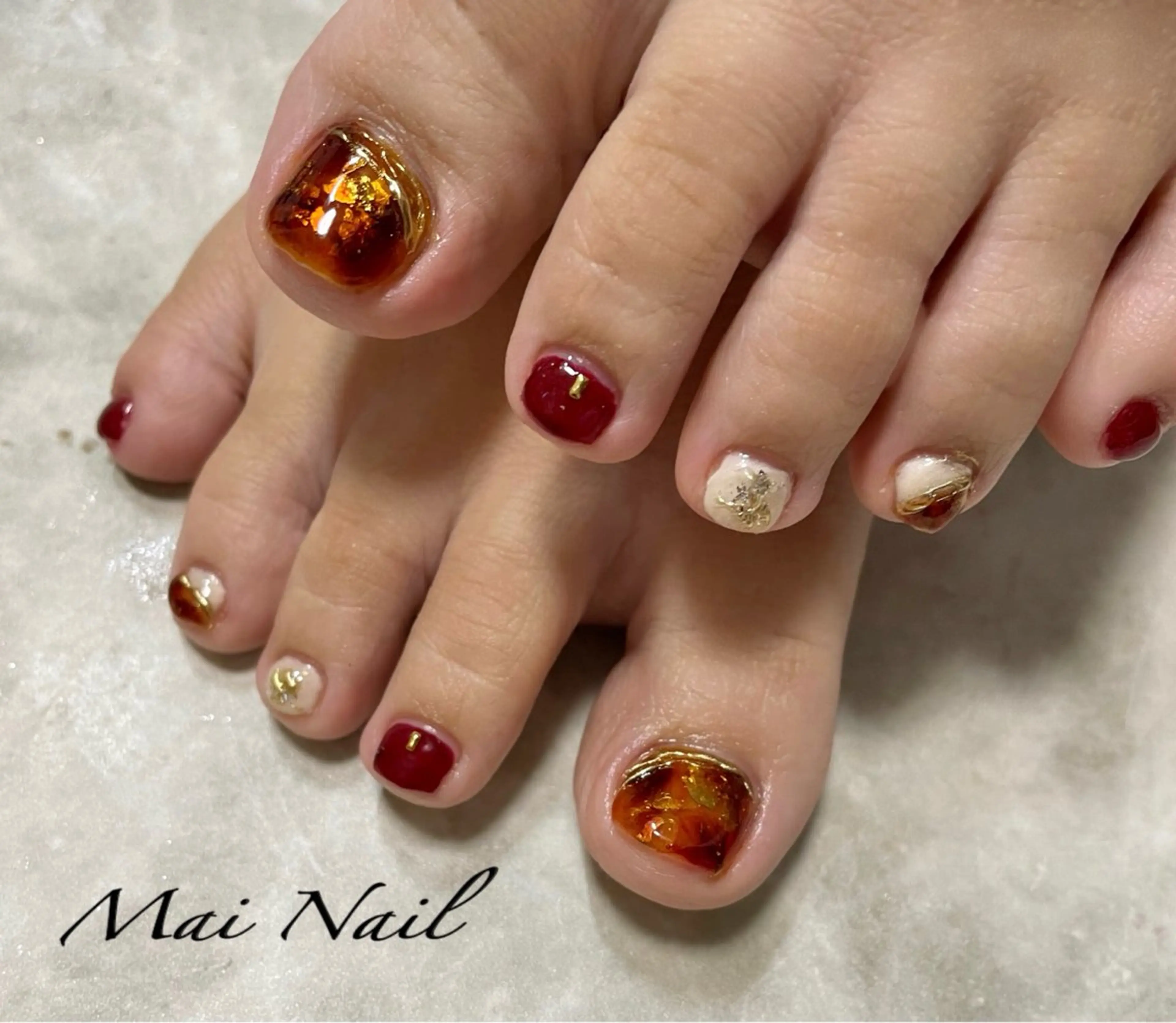 ネイル フットネイル Mai Nail 本田舞のネイルデザイン