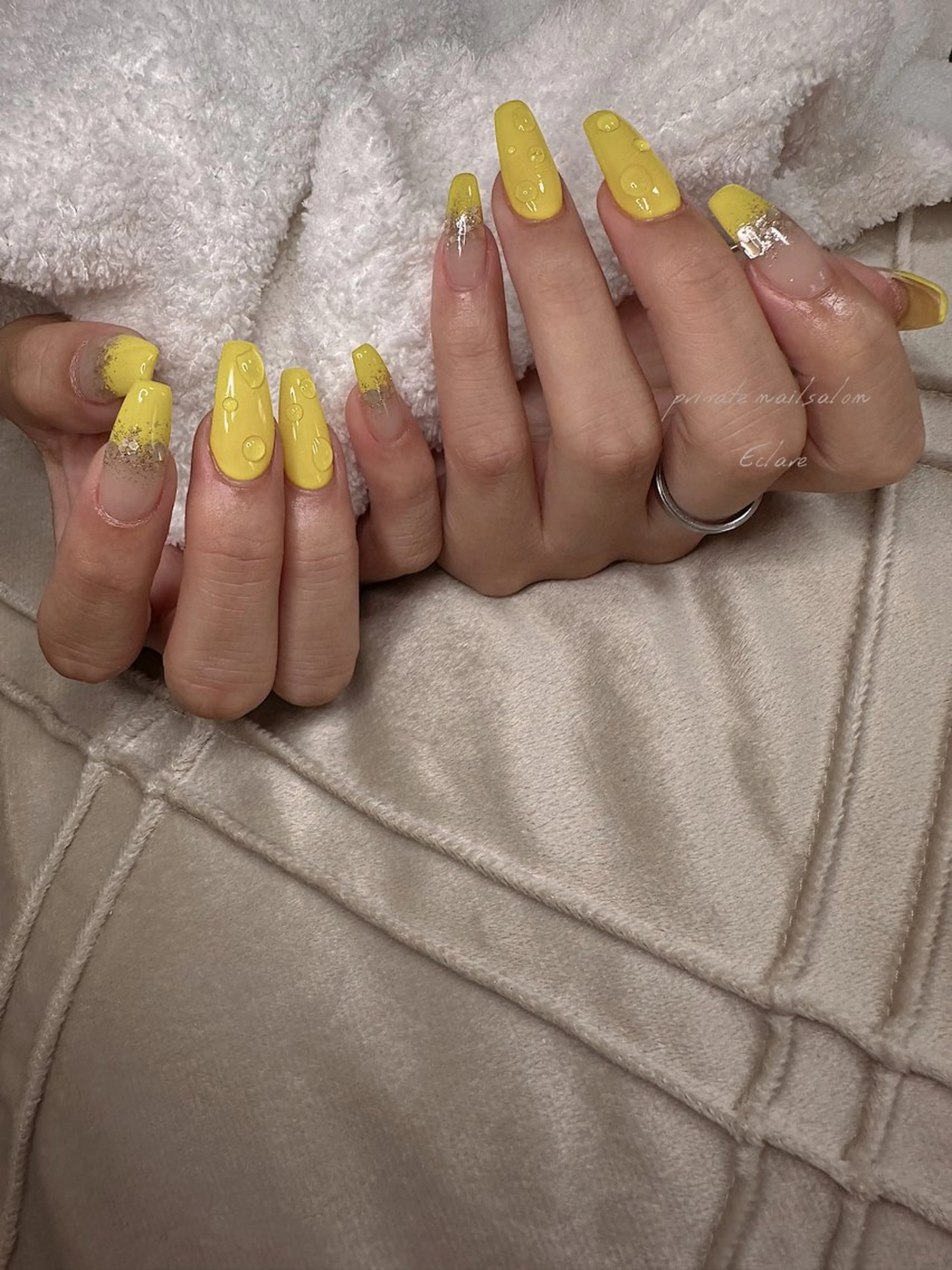ネイル グラデーション ハート 韓国ネイル マグネットネイル ニュアンスネイル Nail Salon ECLAREのネイルデザイン