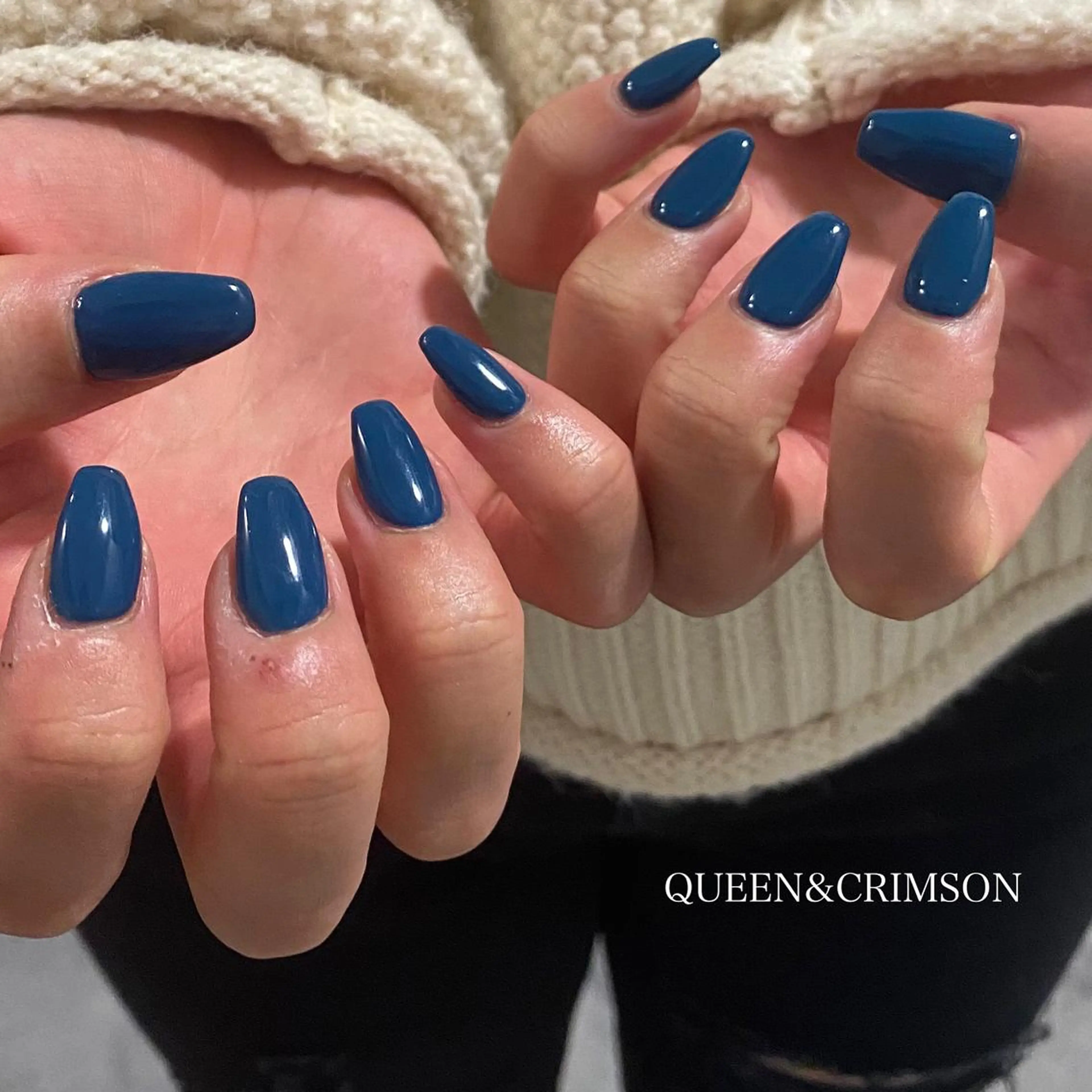 ネイル ワンカラーネイル ネイル&アイ　QUEEN&CRIMSON所属・眉WAX/ピーリング ホワイトニングの眉毛・アイブロウイメージ