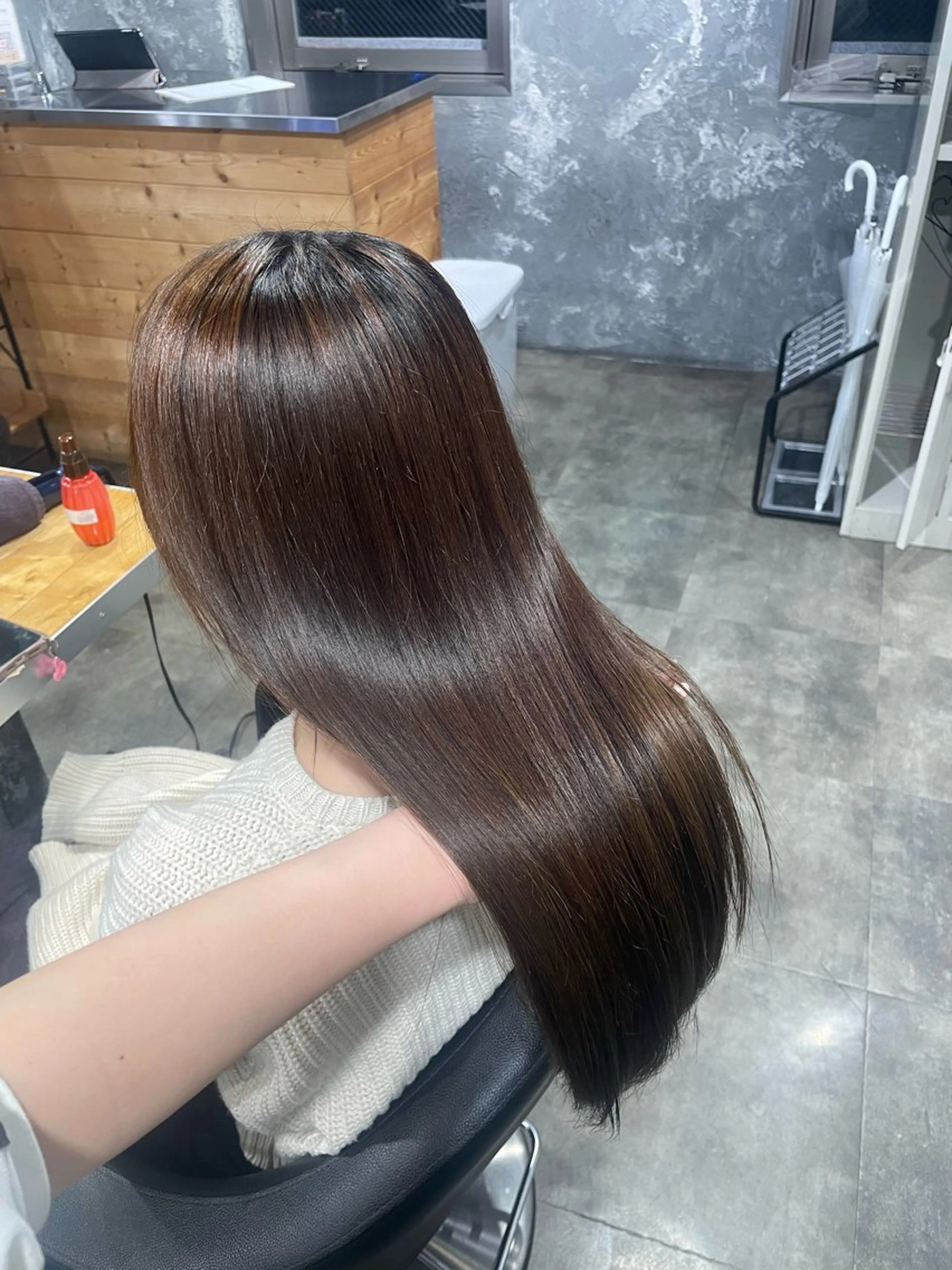 カラー ヘアカラー 🤍ベージュ/透明感 韓国ヘア/まりん🤍のヘアスタイル