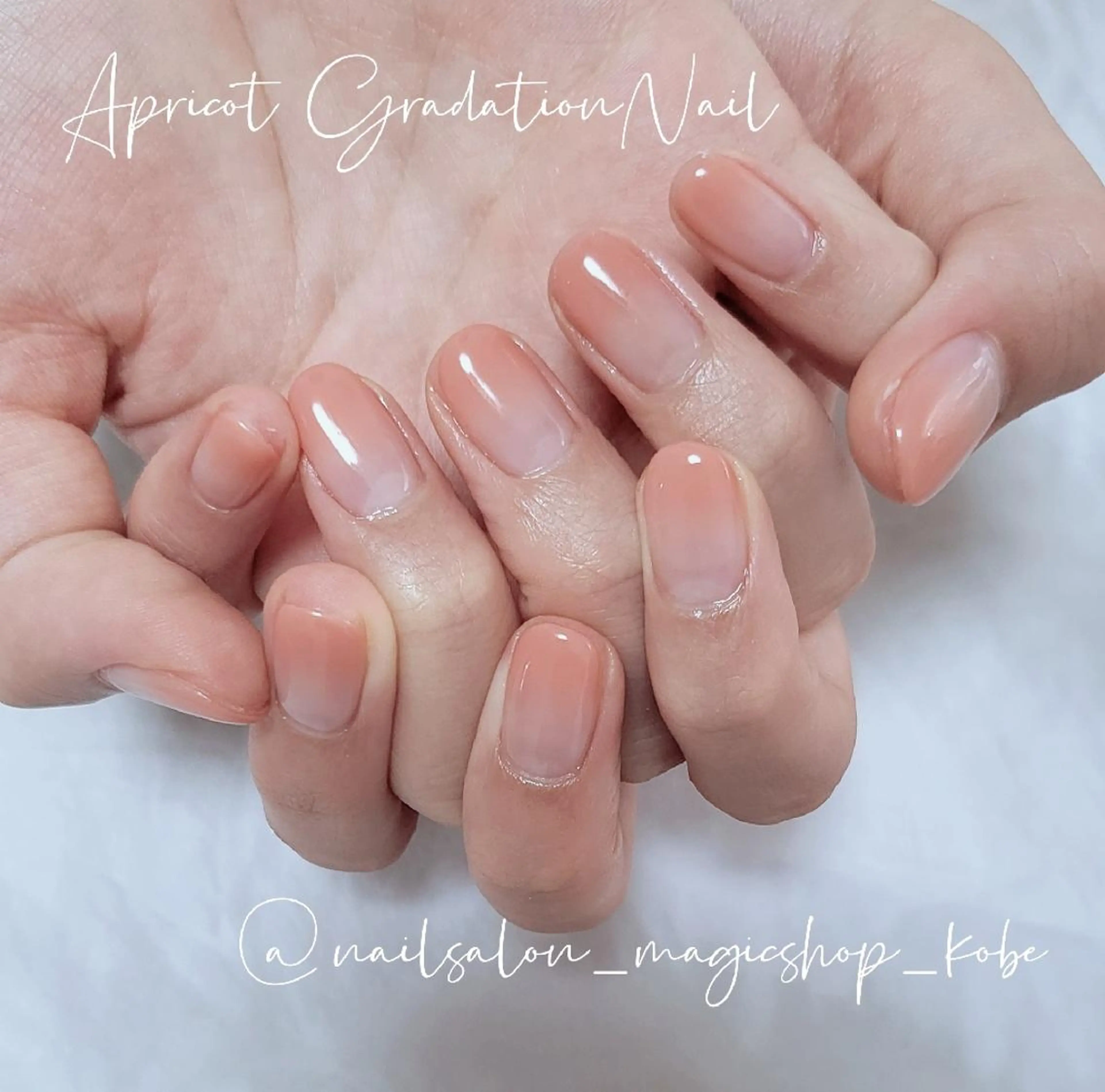 ネイル ジェルネイル グラデーション ソフトジェル ハンドネイル Nailsalon MagicShopのネイルデザイン