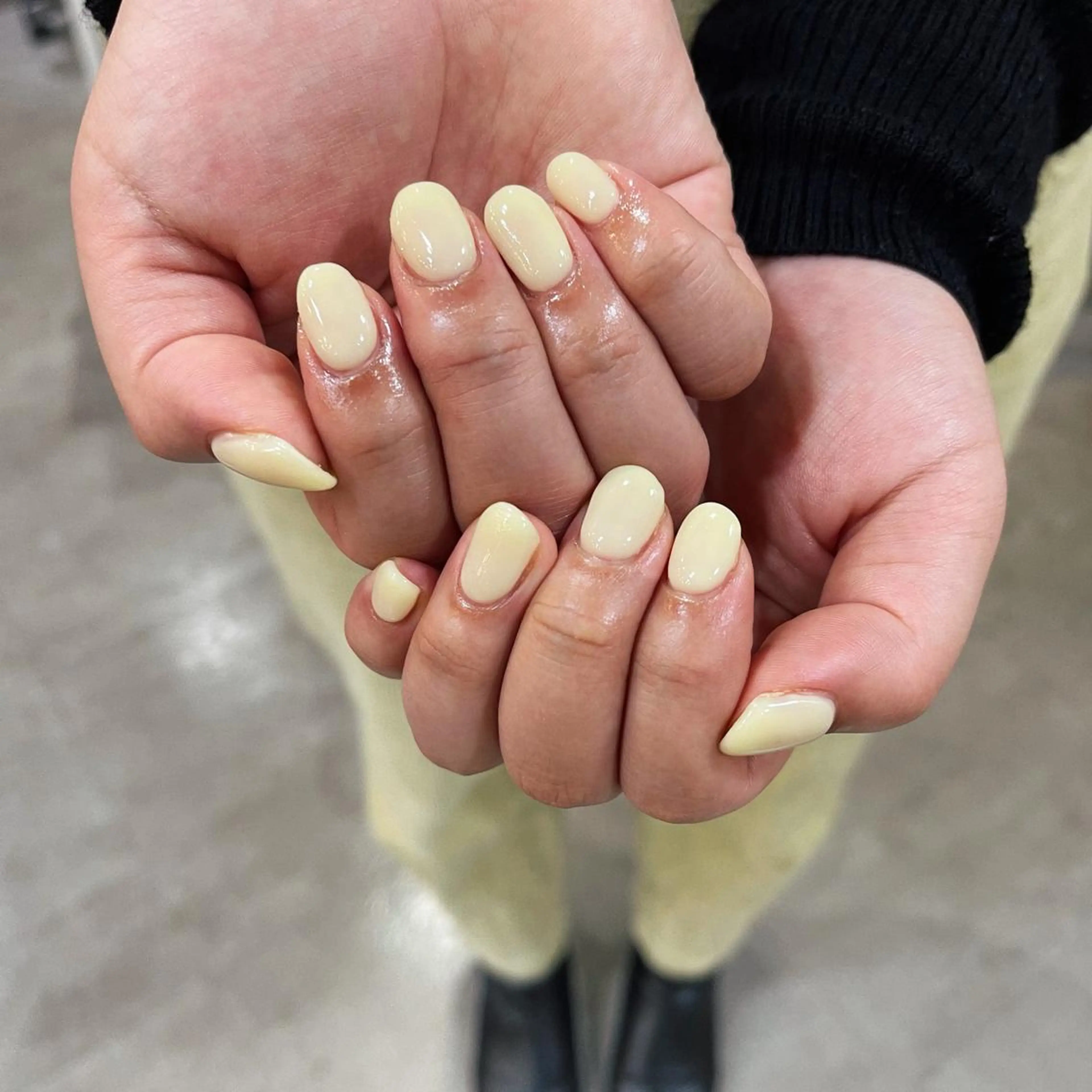 ネイル ワンカラーネイル シンプルネイル ユナ🌙 nailのネイルデザイン
