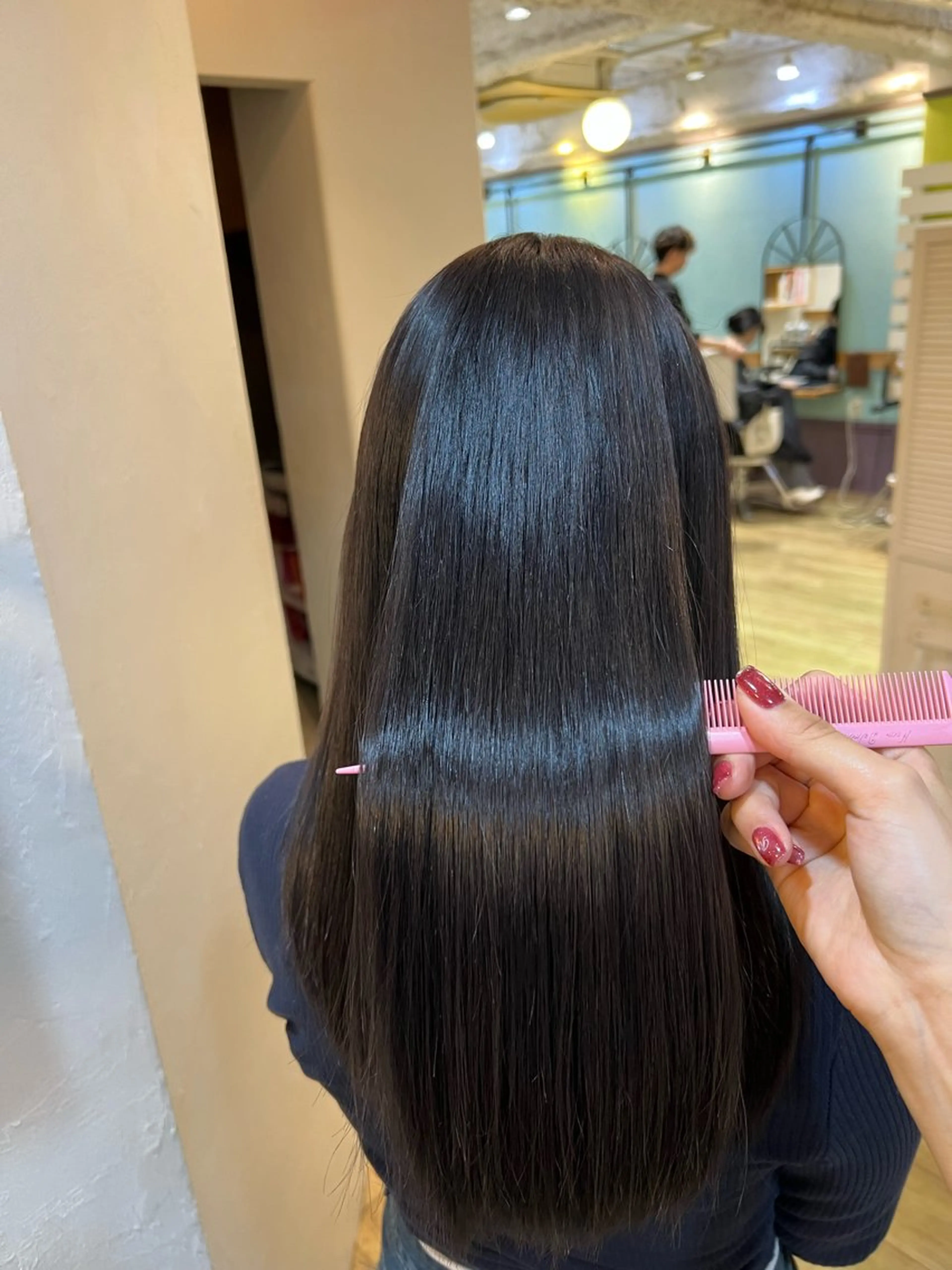 セミロング カラー ヘアカラー トリートメント Garland 表参道所属・パーマ/レイヤー/ 艶カラー🎀 emiのヘアスタイル