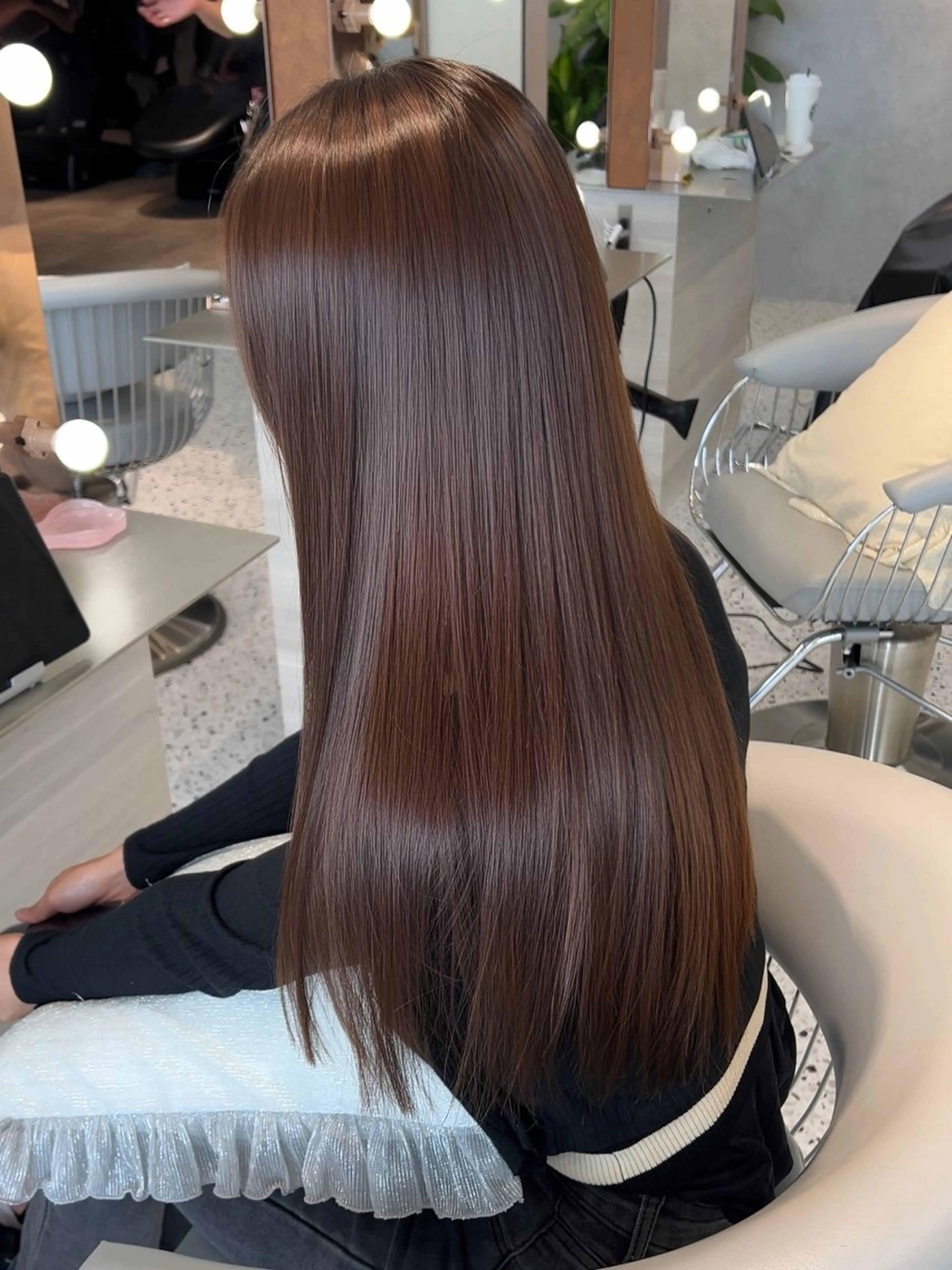 ロング 縮毛矯正 カット ヘアカラー トリートメント 髪質改善 ☘️松井　傑のヘアスタイル