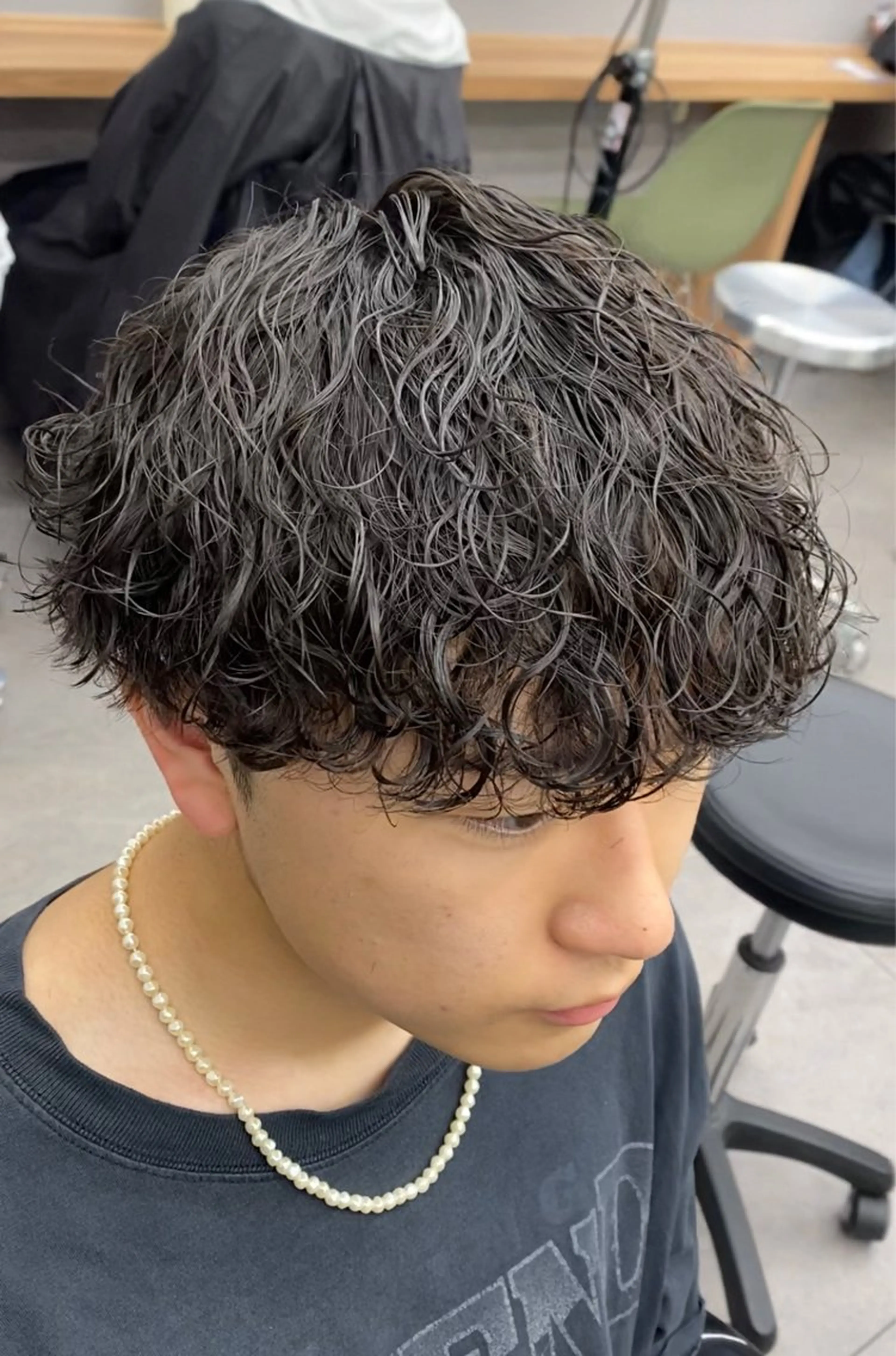 ショート パーマ メンズ カット パーマ トリートメント ヘッドスパ おしゃれパーマ メンズ特化/みーまんのヘアスタイル