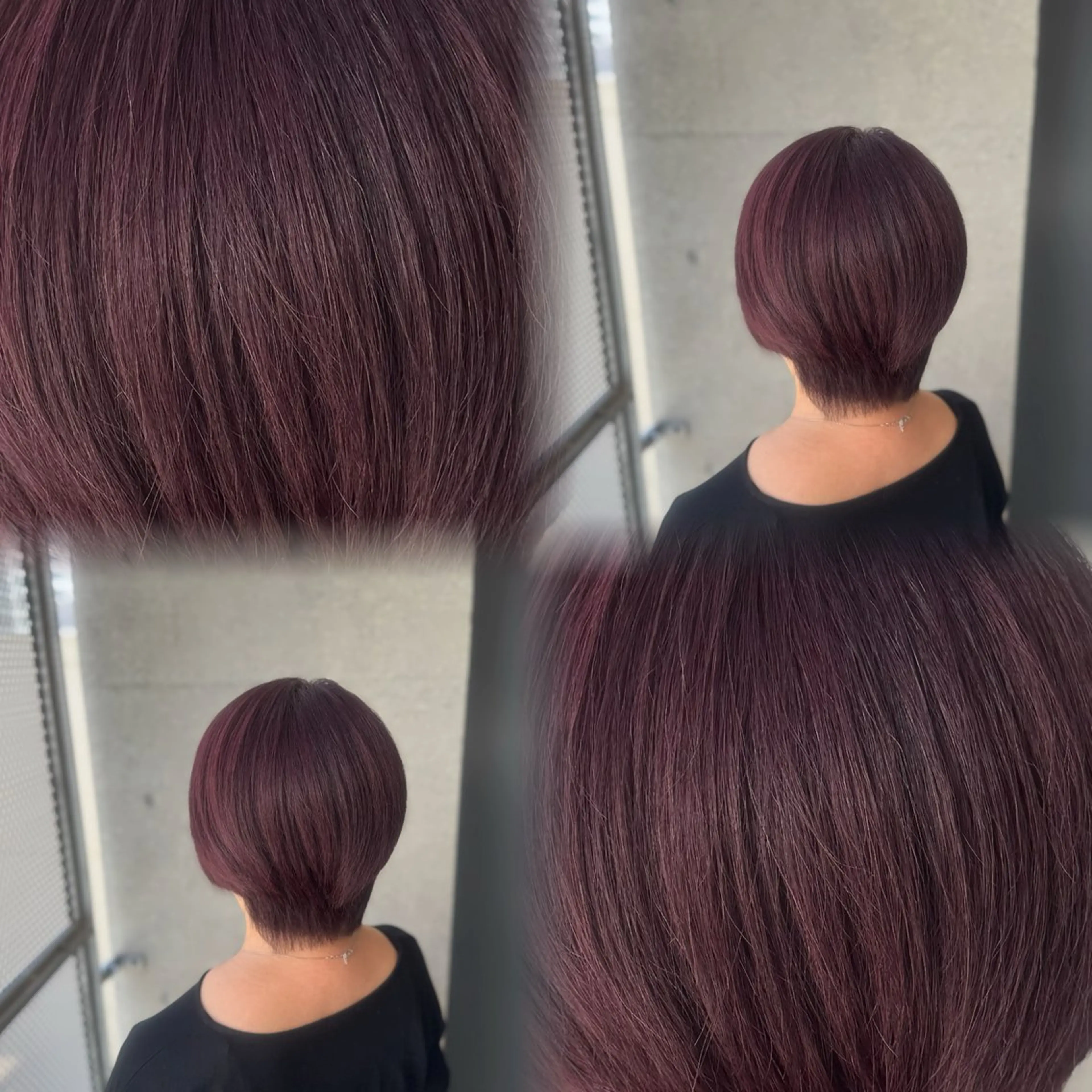 ショート カラー ヘアカラー トリートメント 髙橋 李里亜のヘアスタイル