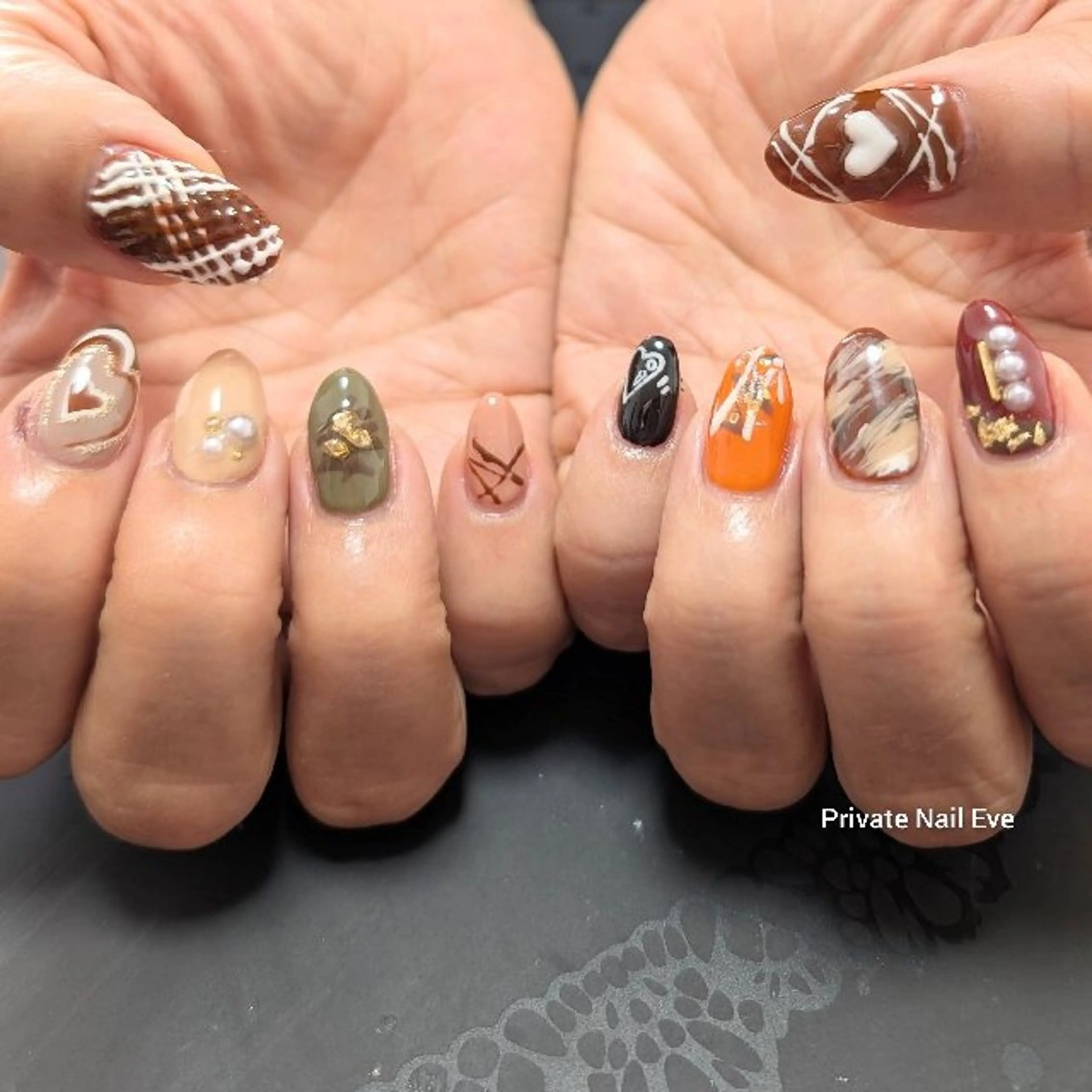 ネイル バレンタイン ハンドネイル ネイル junkoのネイルデザイン