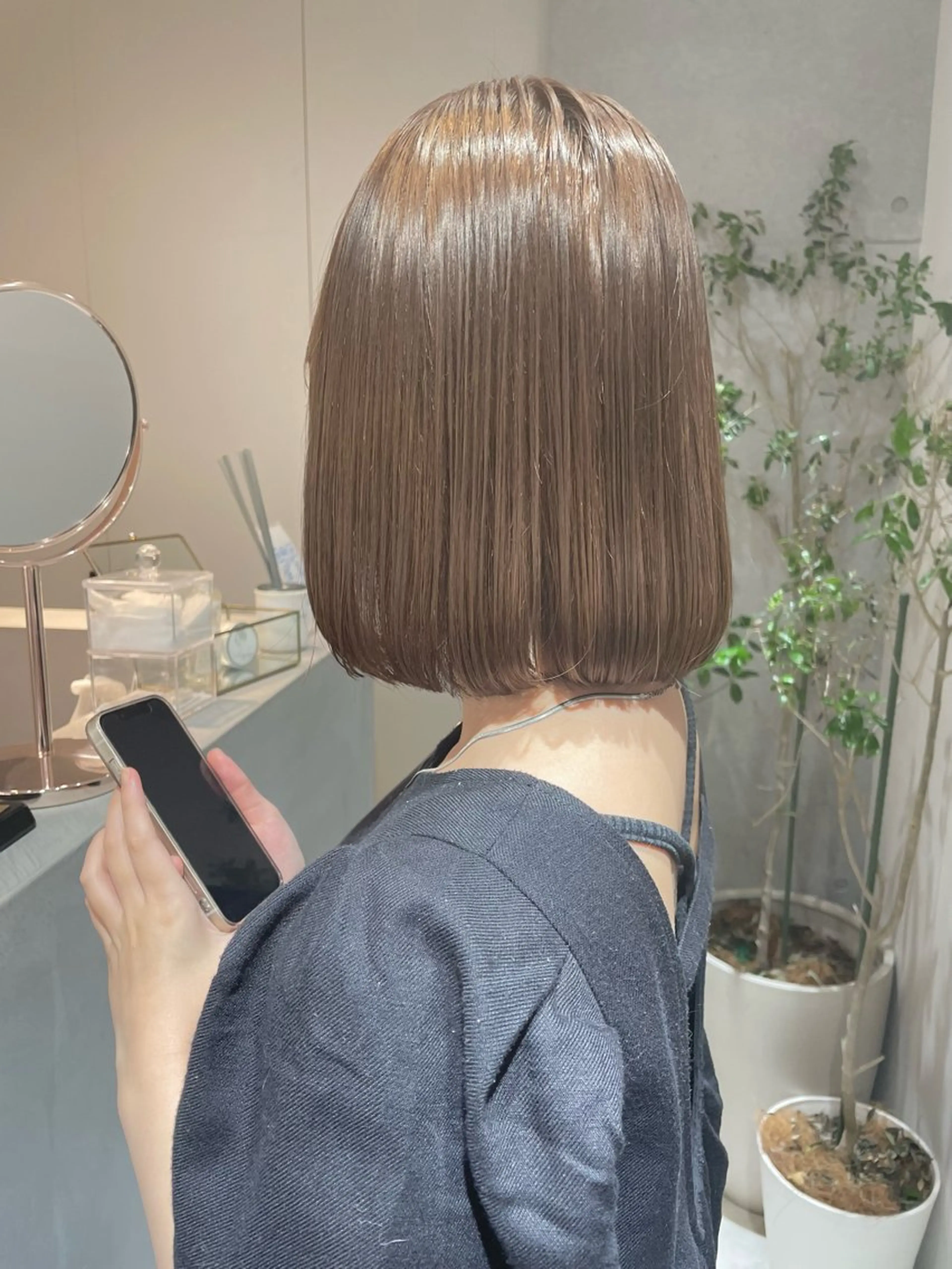 ショート ボブ オオクラ マオのヘアスタイル