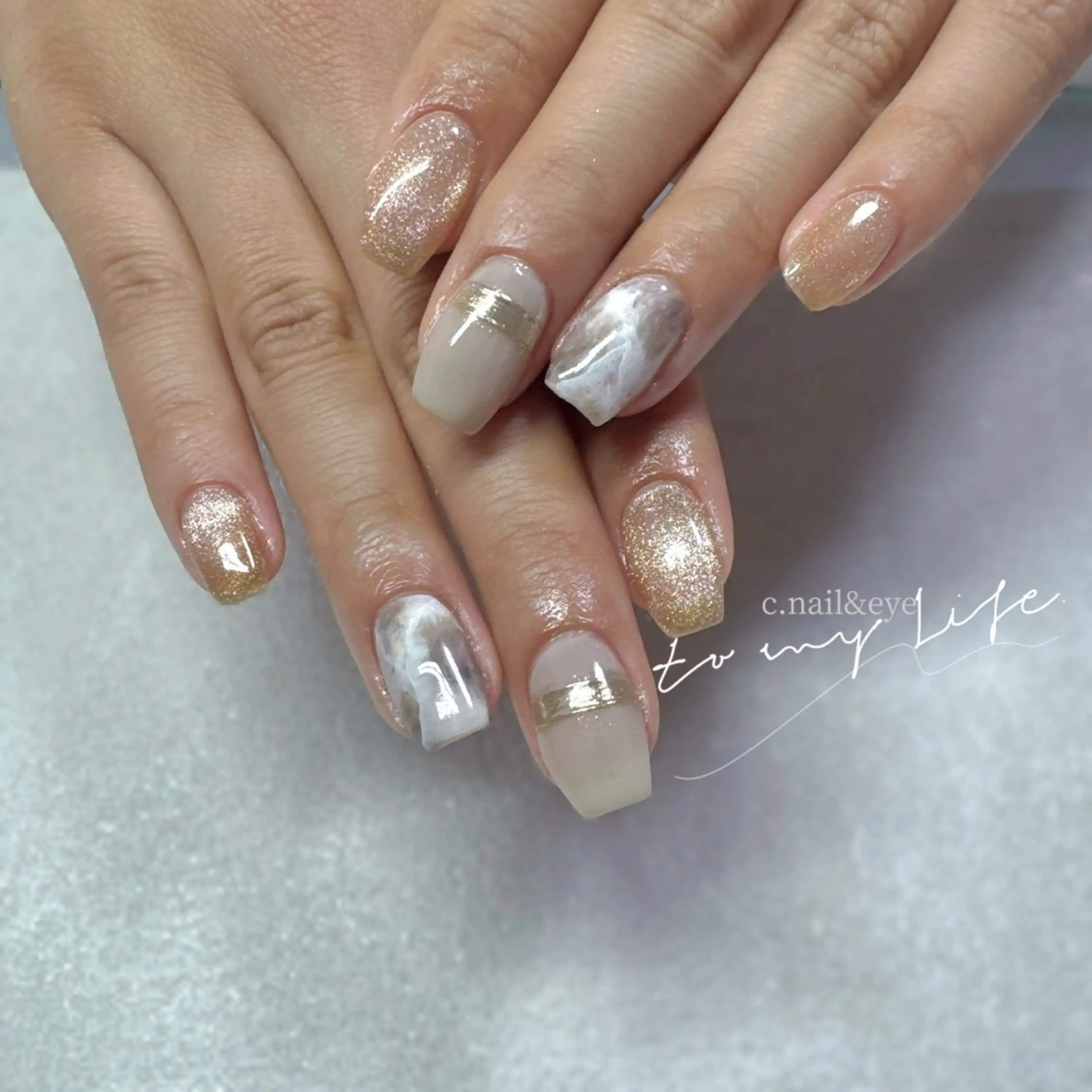 ネイル ハンドネイル C.Nail &EYE筑紫駅のネイルデザイン