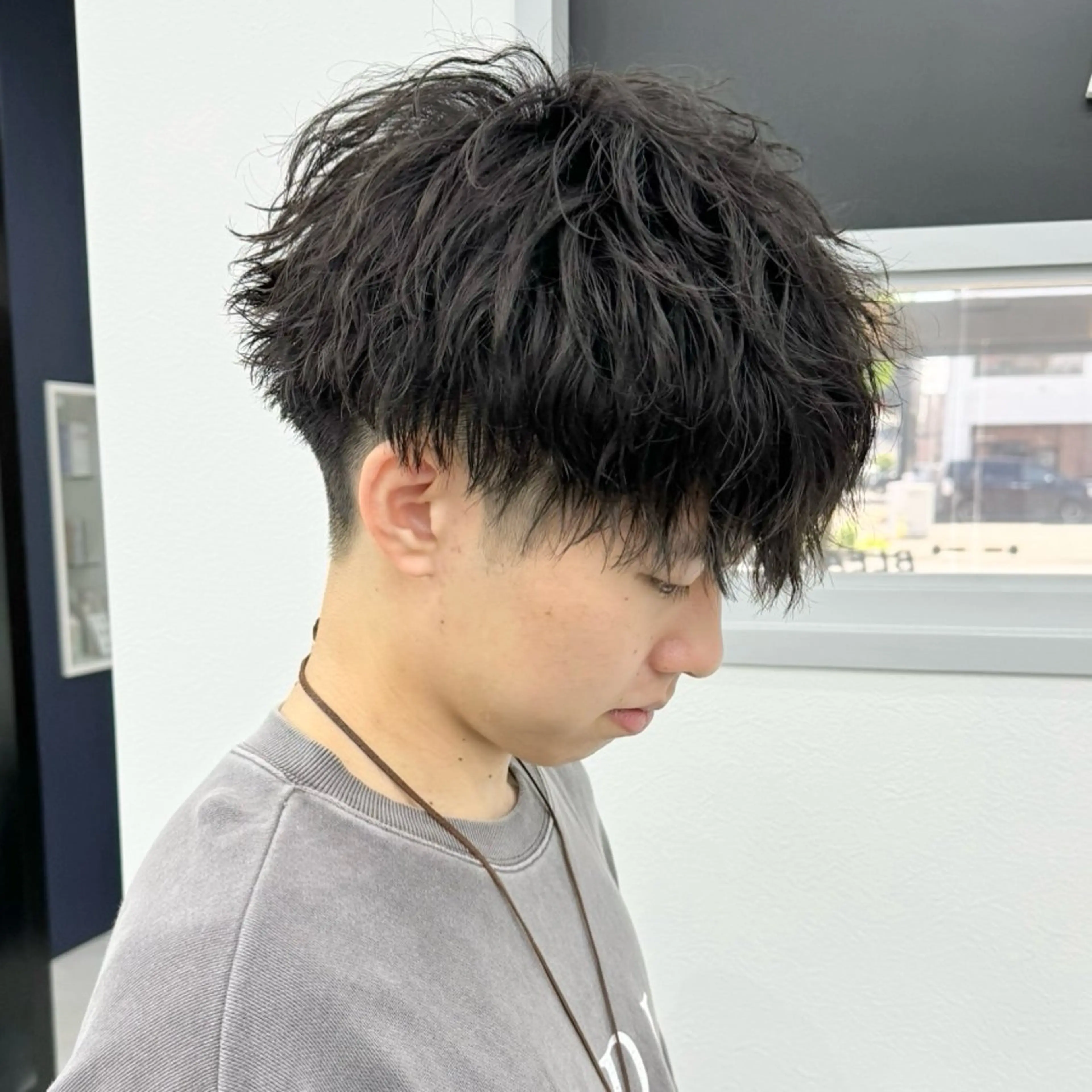 ショート パーマ メンズ カット パーマ トリートメント 🔥札幌No.1🥇 パーマ特化美容師🔥のヘアスタイル