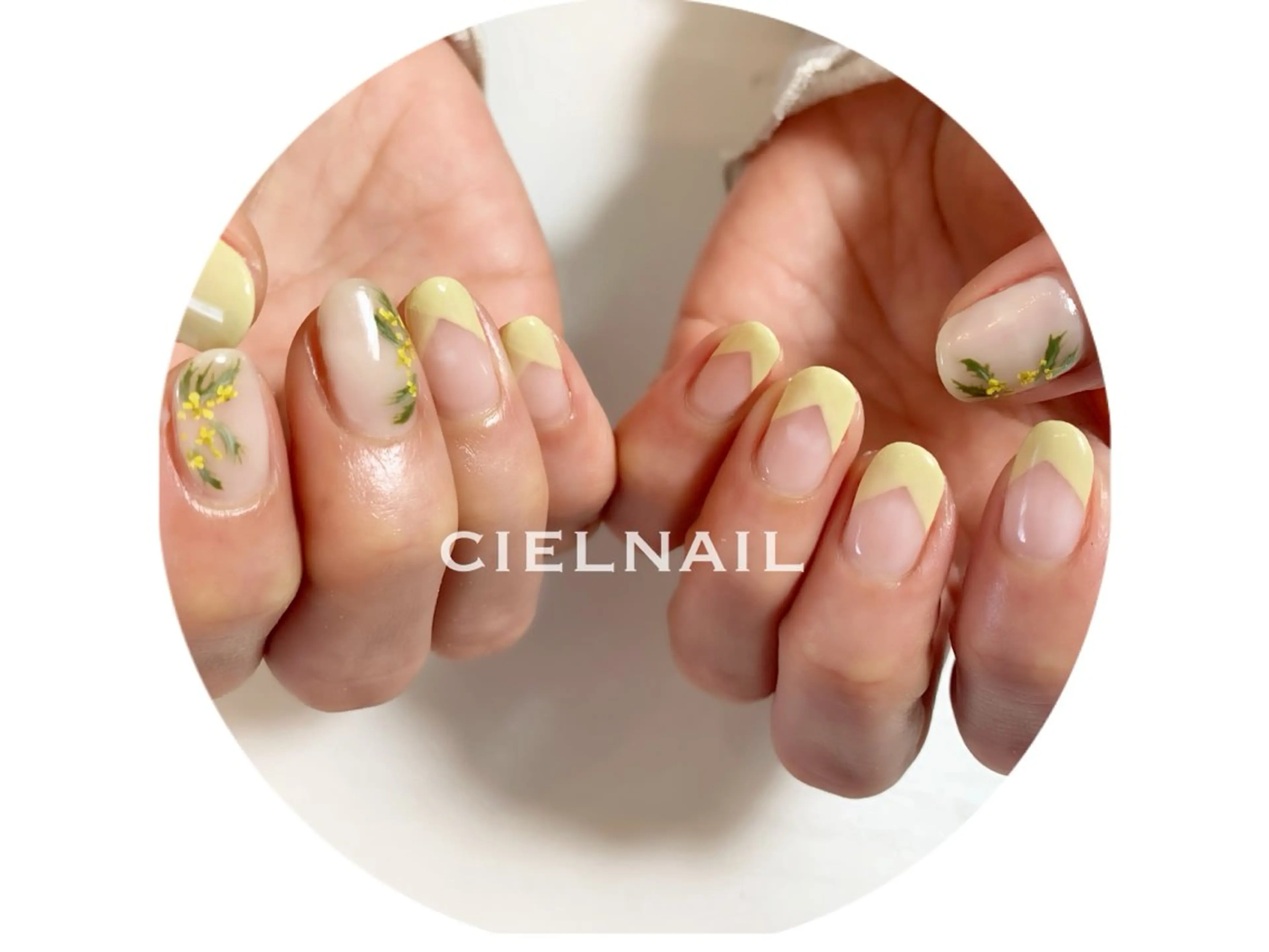 ミディアム ハンドネイル cielnail 祇園のネイルデザイン