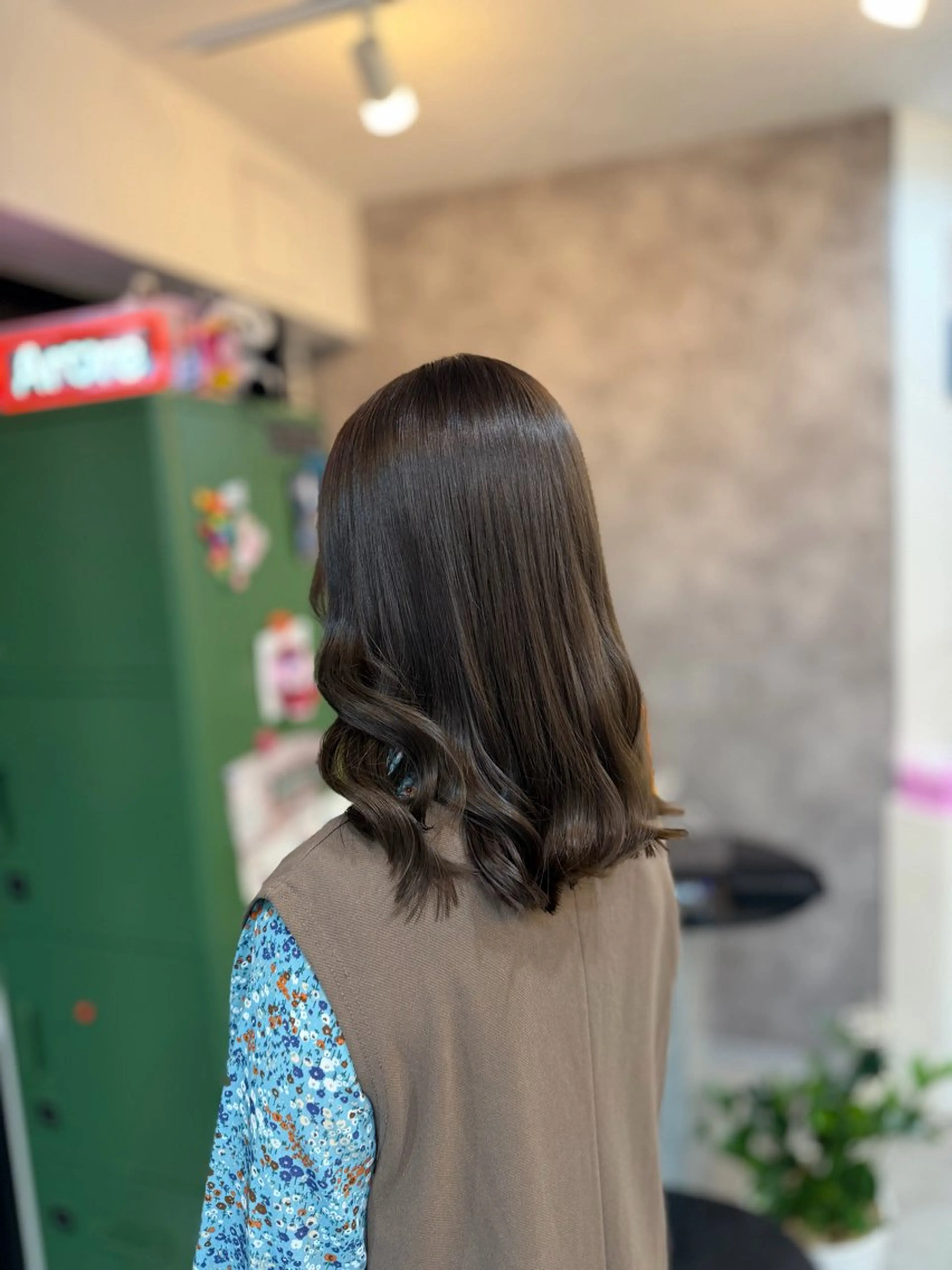 セミロング カラー グレージュ カット ヘアカラー トリートメント @miyuki _uenoのヘアスタイル
