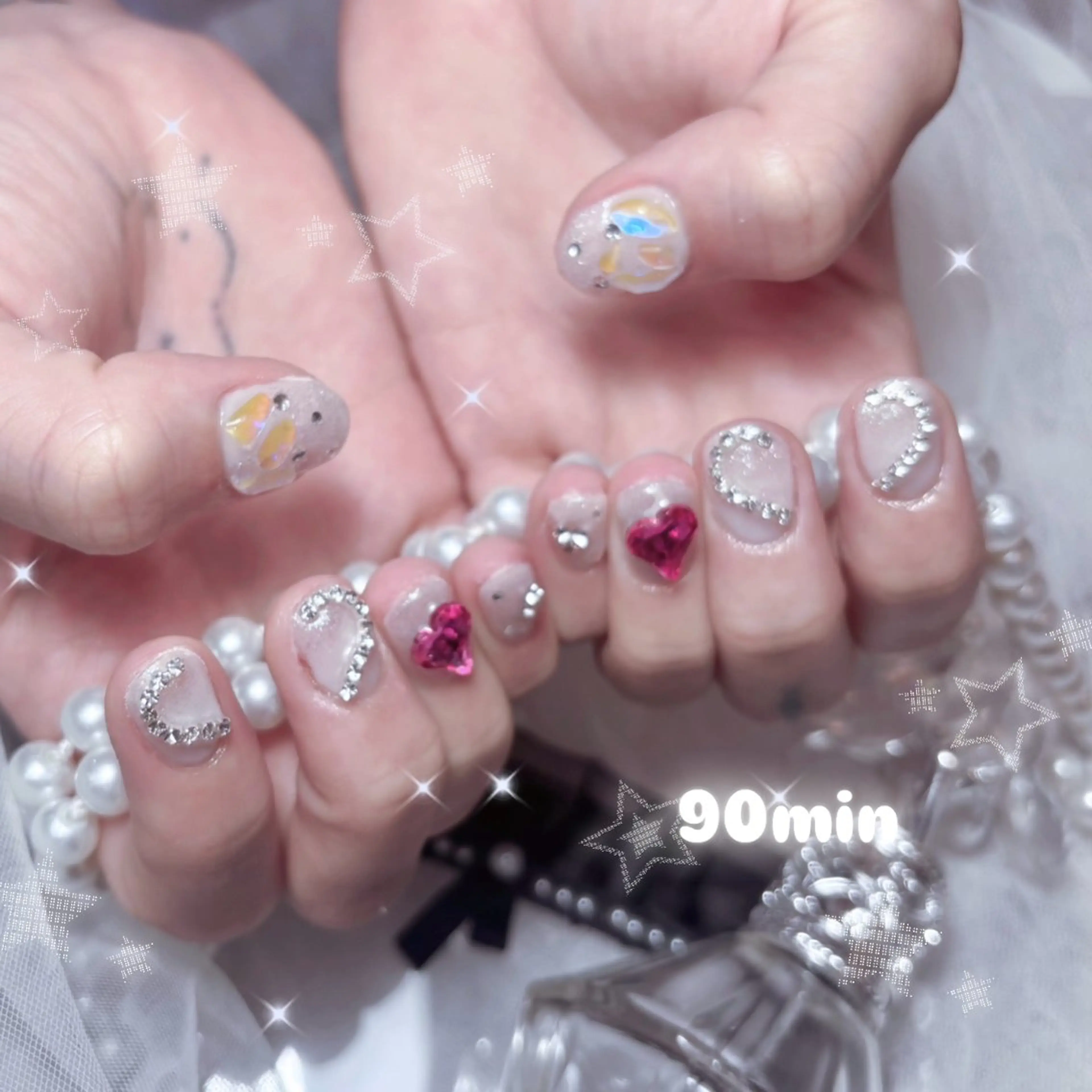 ネイル ハンドネイル Yudia🎀 Momokaのネイルデザイン