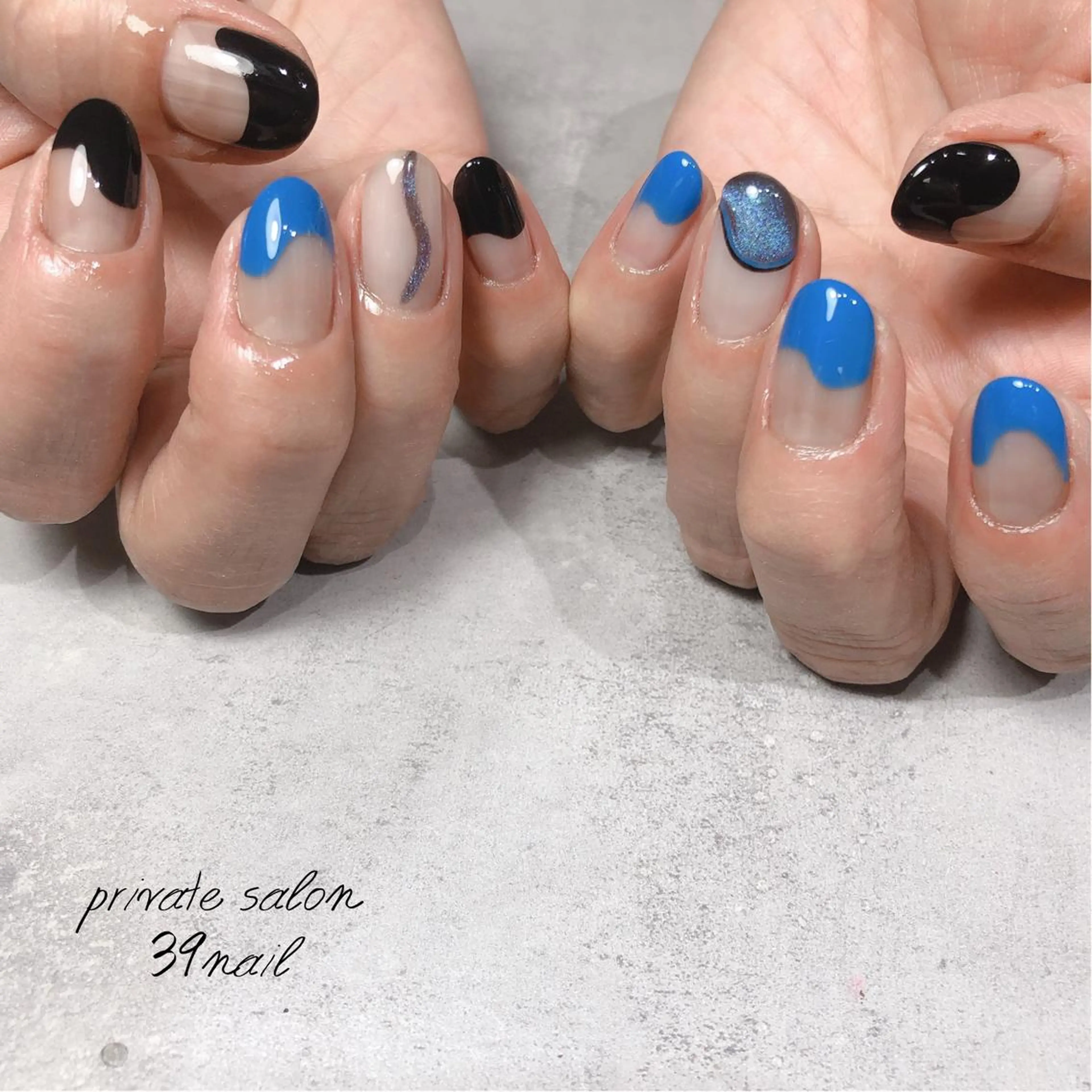 ミディアム ネイル ハンドネイル 京橋 【39nail】のネイルデザイン