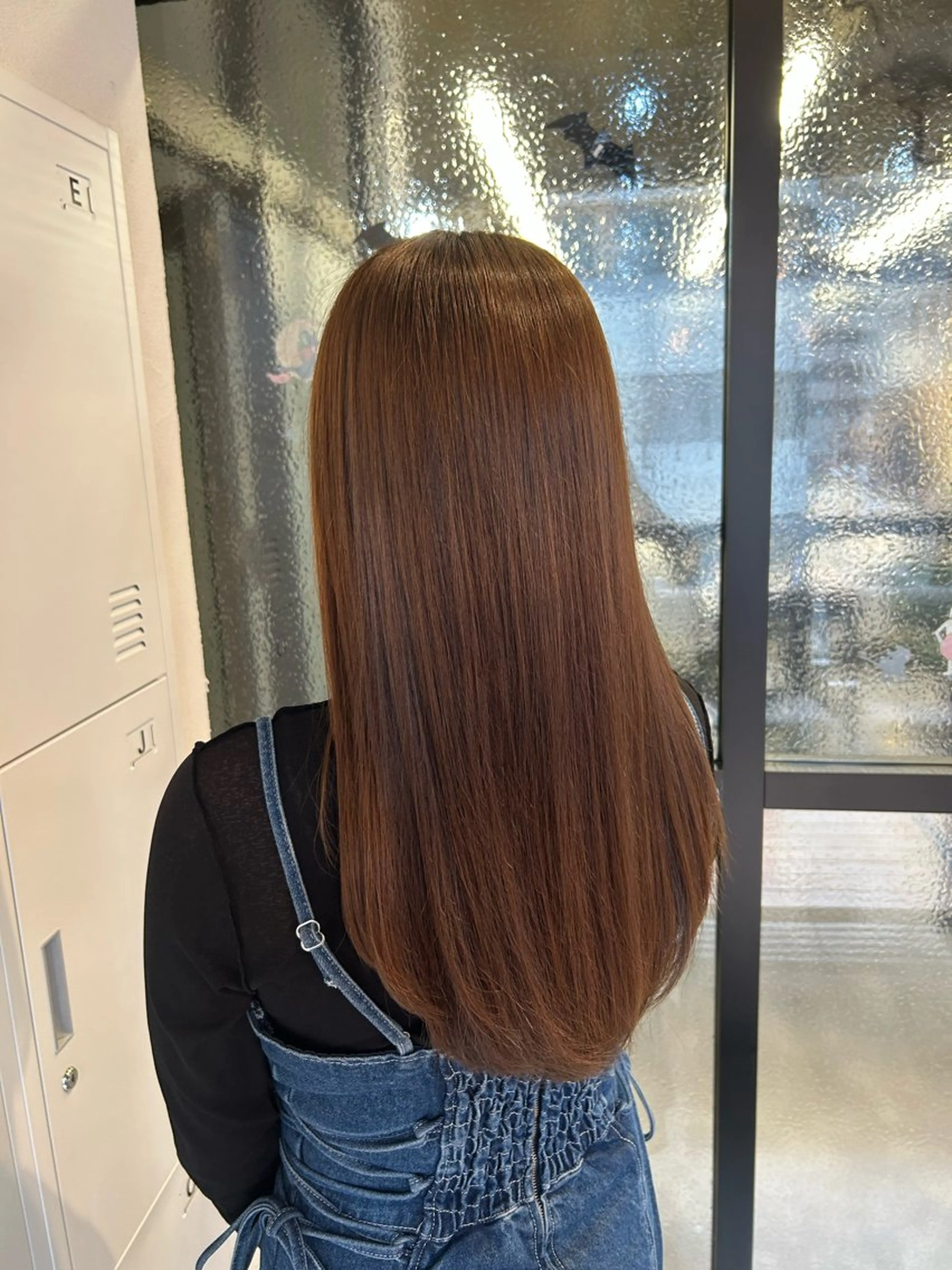 ロング カラー カット ヘアカラー 縮毛矯正 トリートメント 🌿艶髪透明感 佐藤遥🌿のヘアスタイル