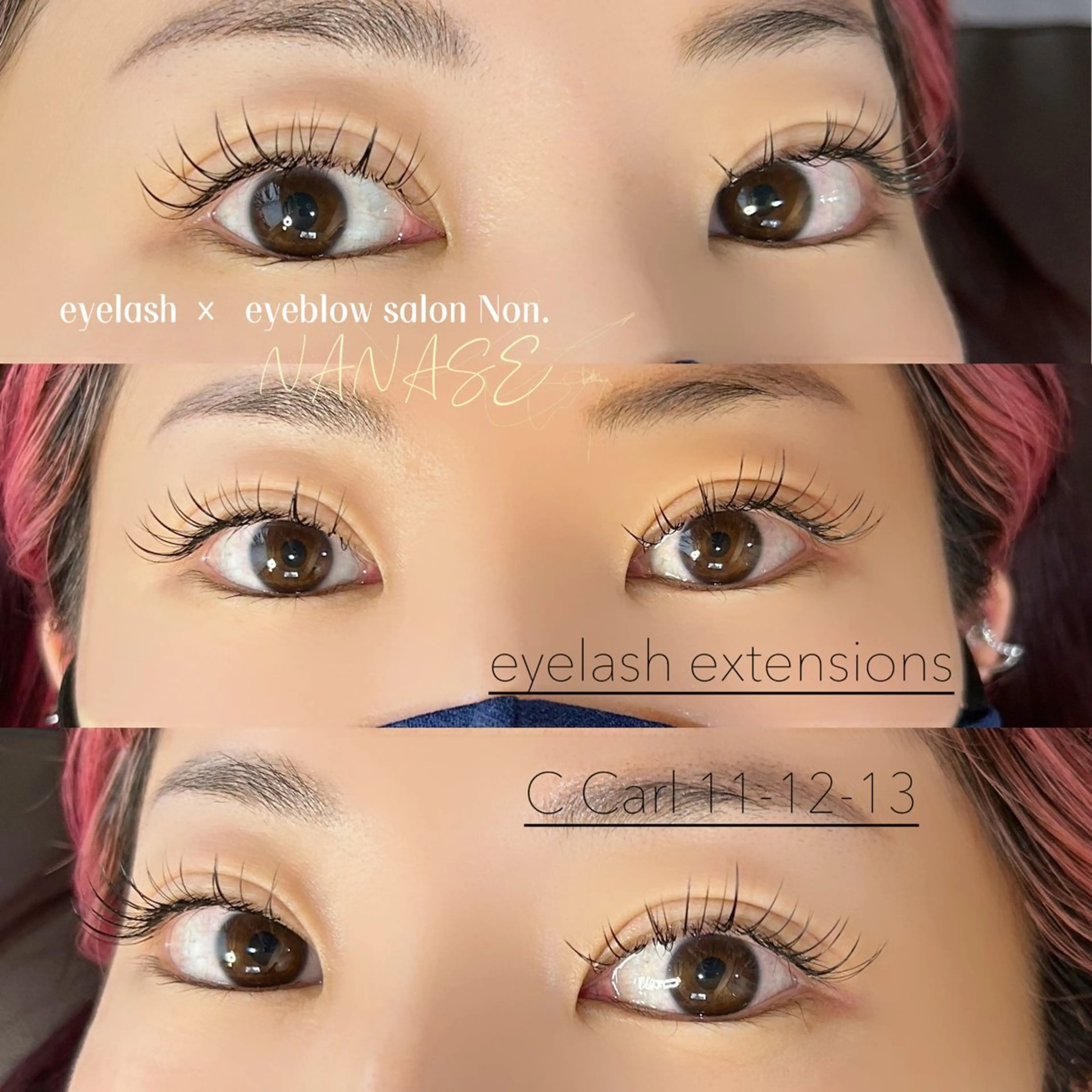 マツエク・マツパ 韓国風マツエク パリジェンヌラッシュリフト 一重×まつ毛パーマ eyelash ×  eyeblow salon Non.所属・Non. NANASEのマツエク・マツパデザイン
