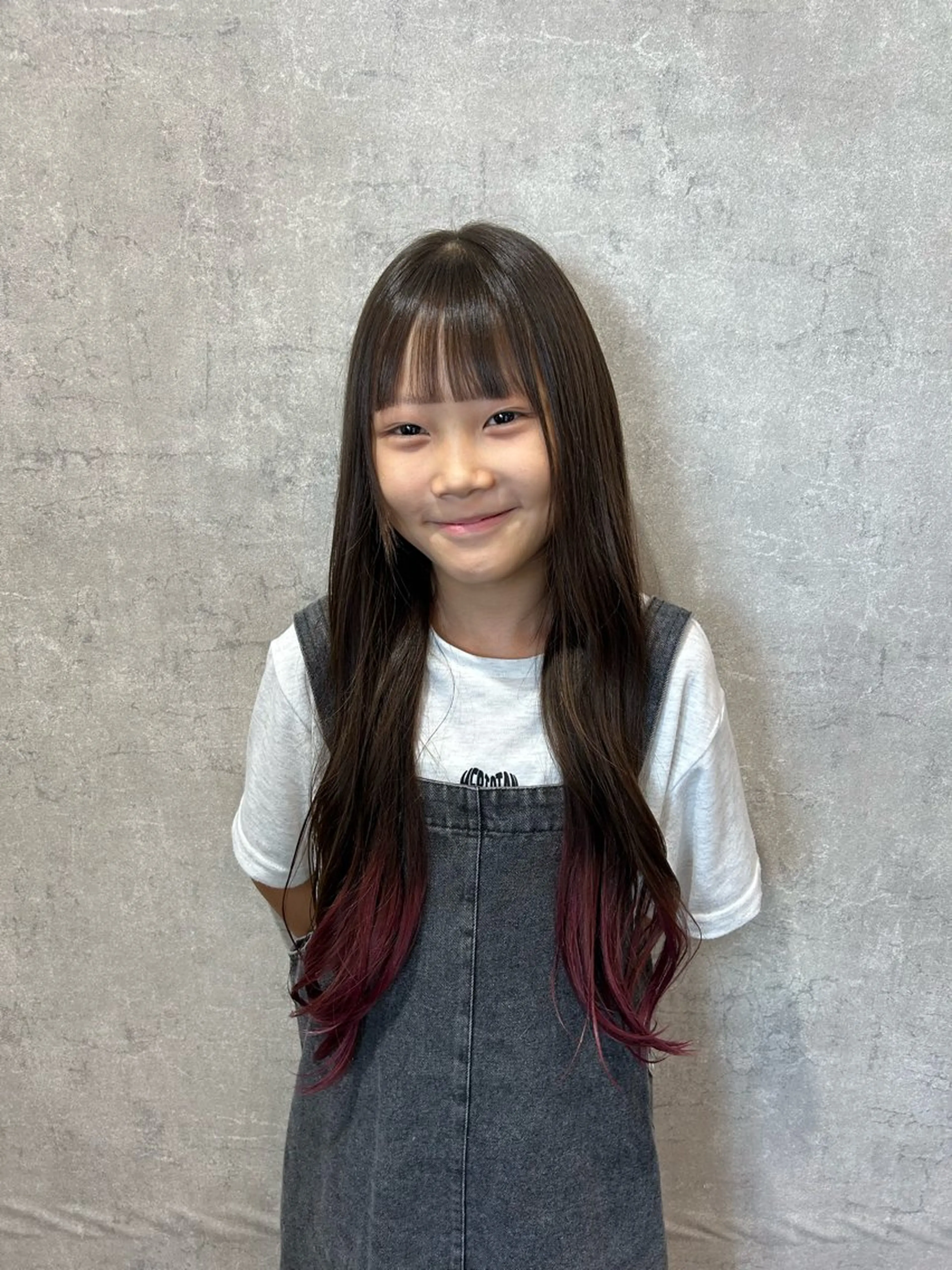 ロング カラー 切りっぱなしボブ特化 美容師/杏実のヘアスタイル
