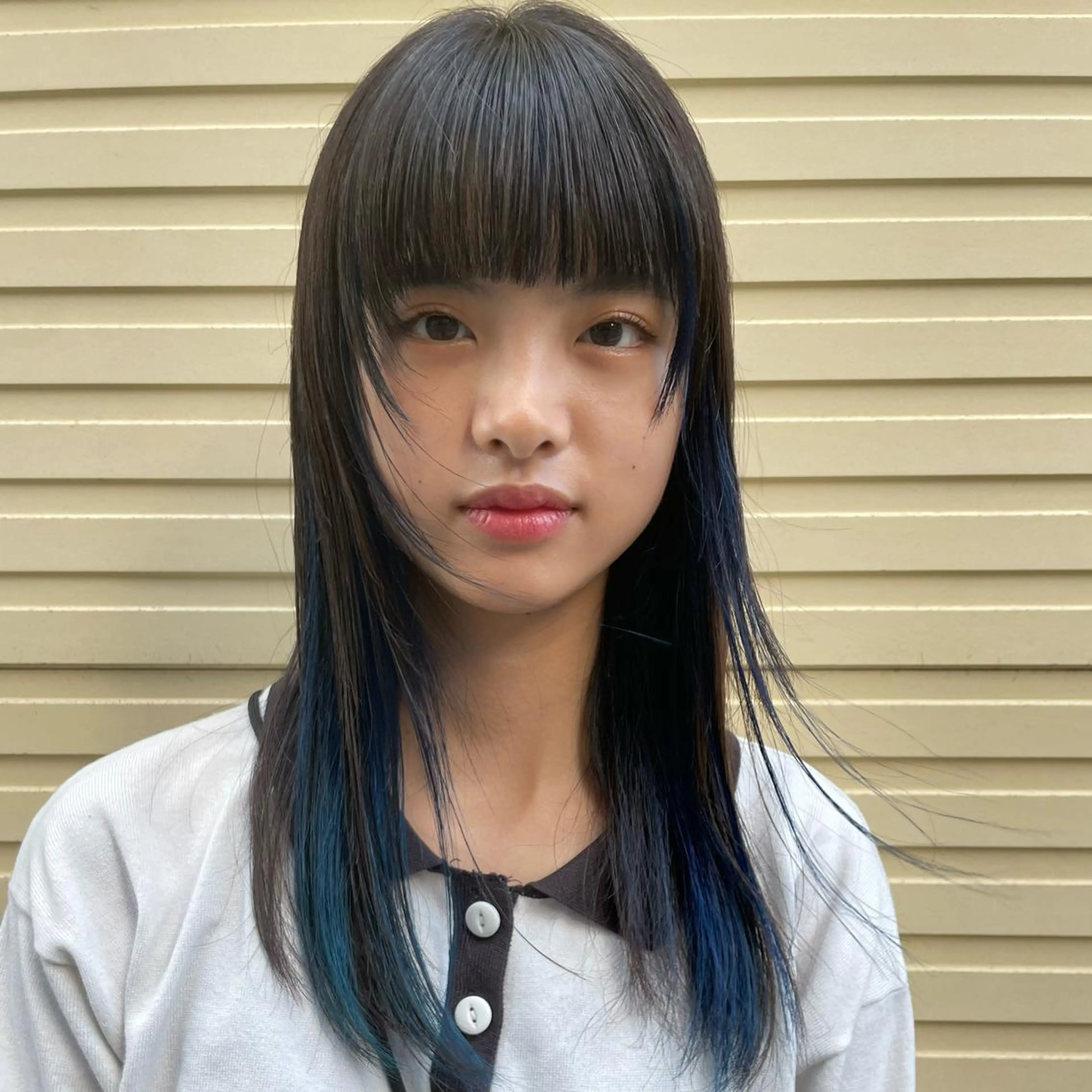 ロング カラー ホリケ アオイのヘアスタイル