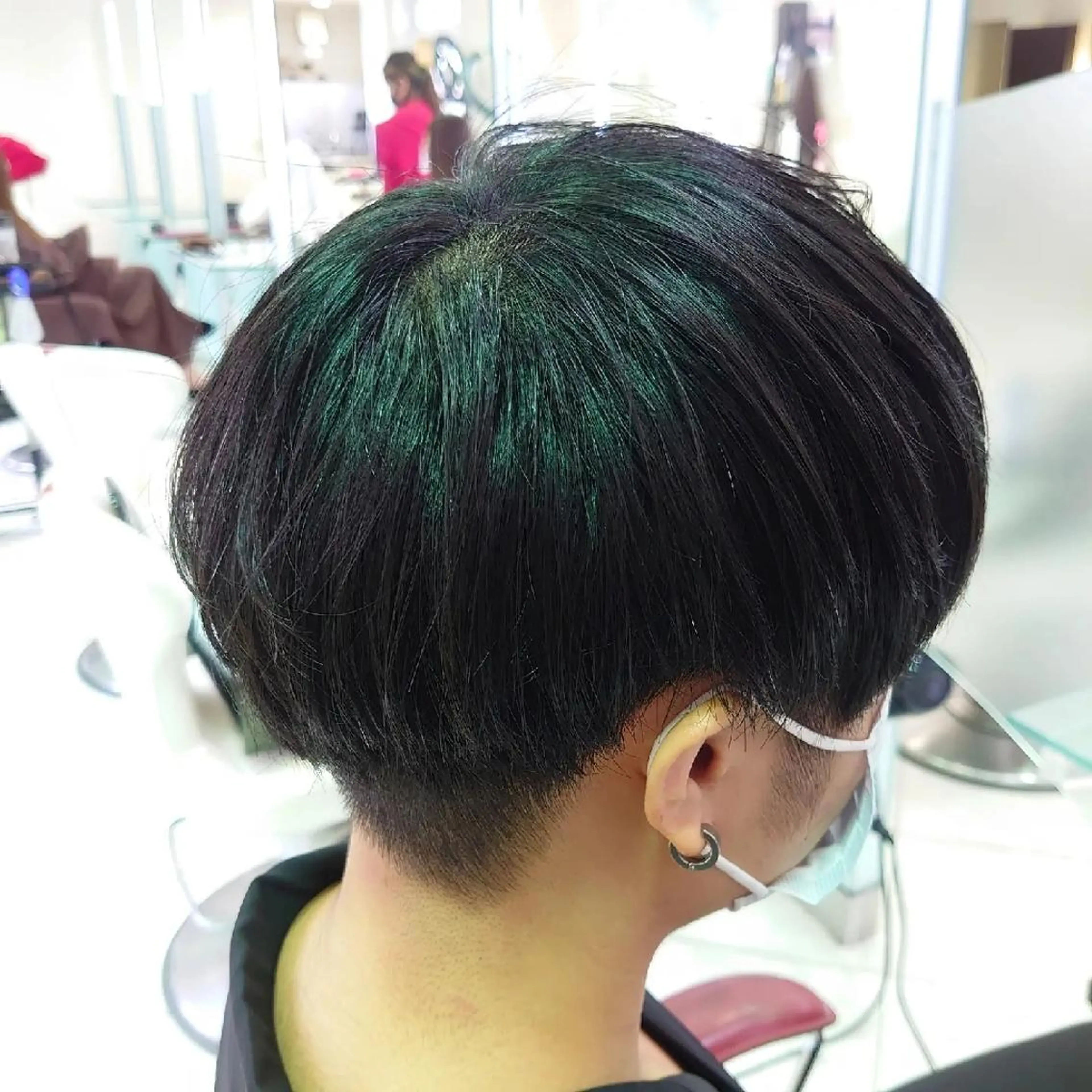 ショート ヘアアレンジ ボブ 韓国風ヘア 大卒美容師  一ノ瀬 凌のヘアスタイル