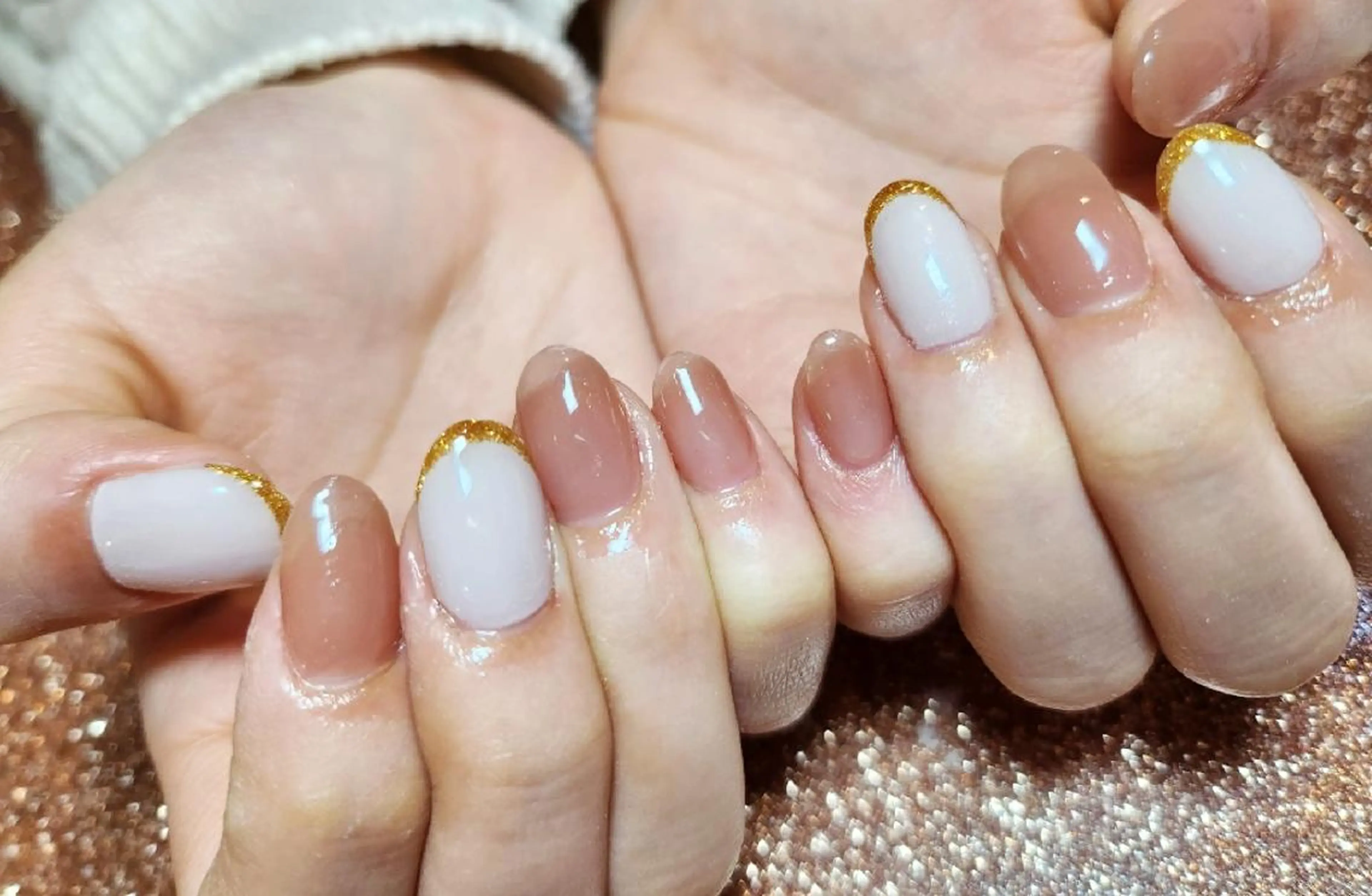ネイル ハンドネイル 💜bora .のネイルデザイン