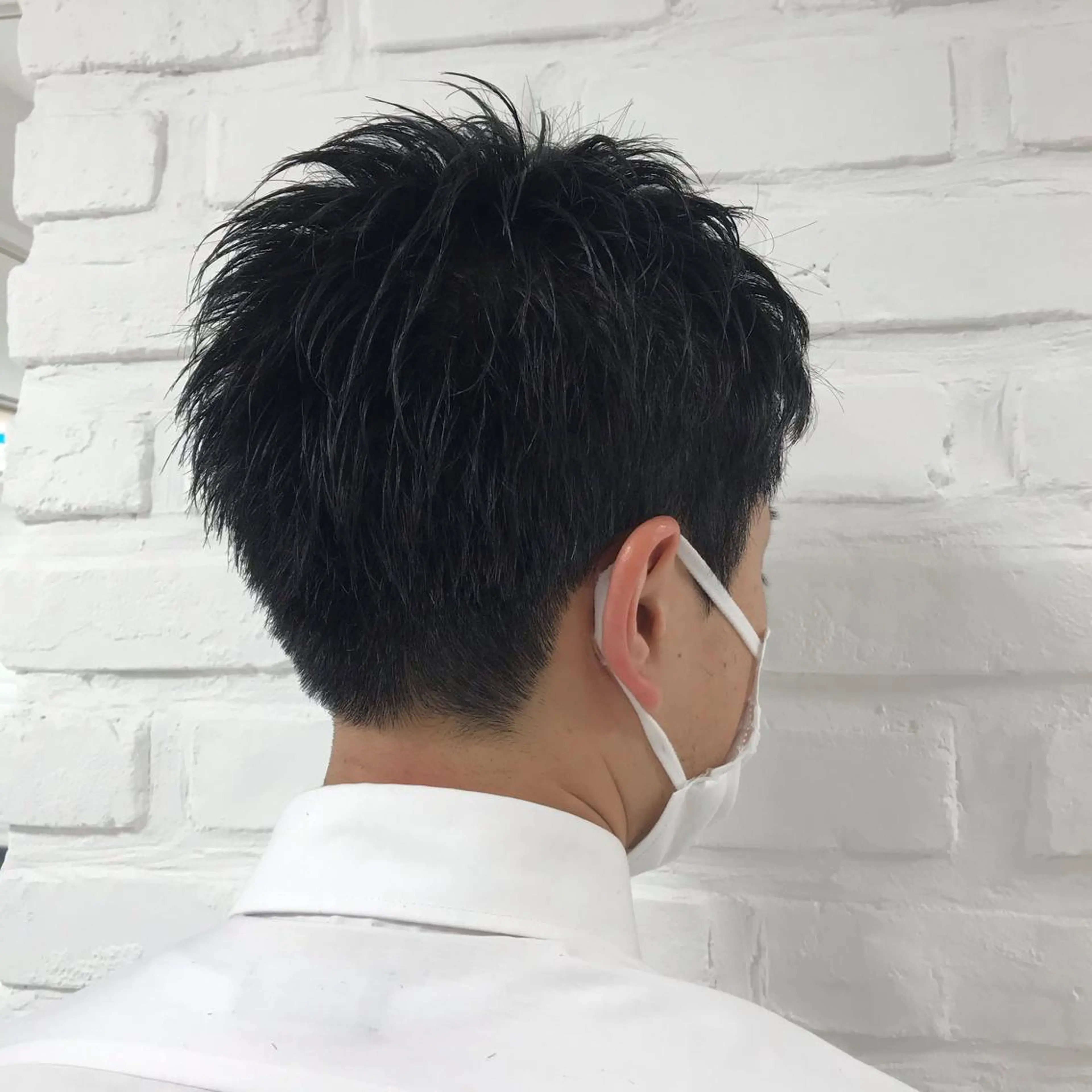 ショート メンズ カット 暖色カラー🌹 中山由梨のヘアスタイル