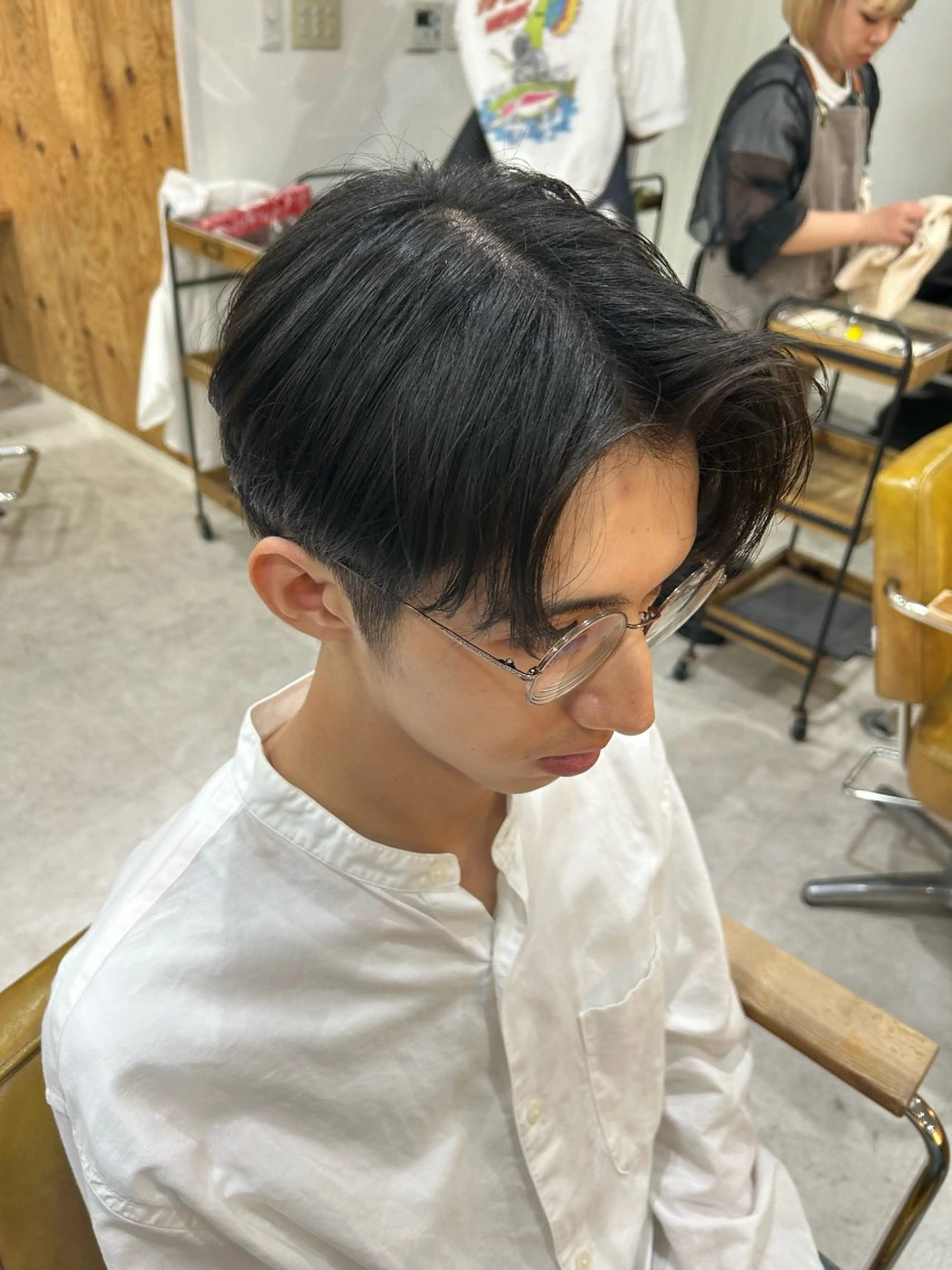似合わせメンズカット＋パーマ落としの写真